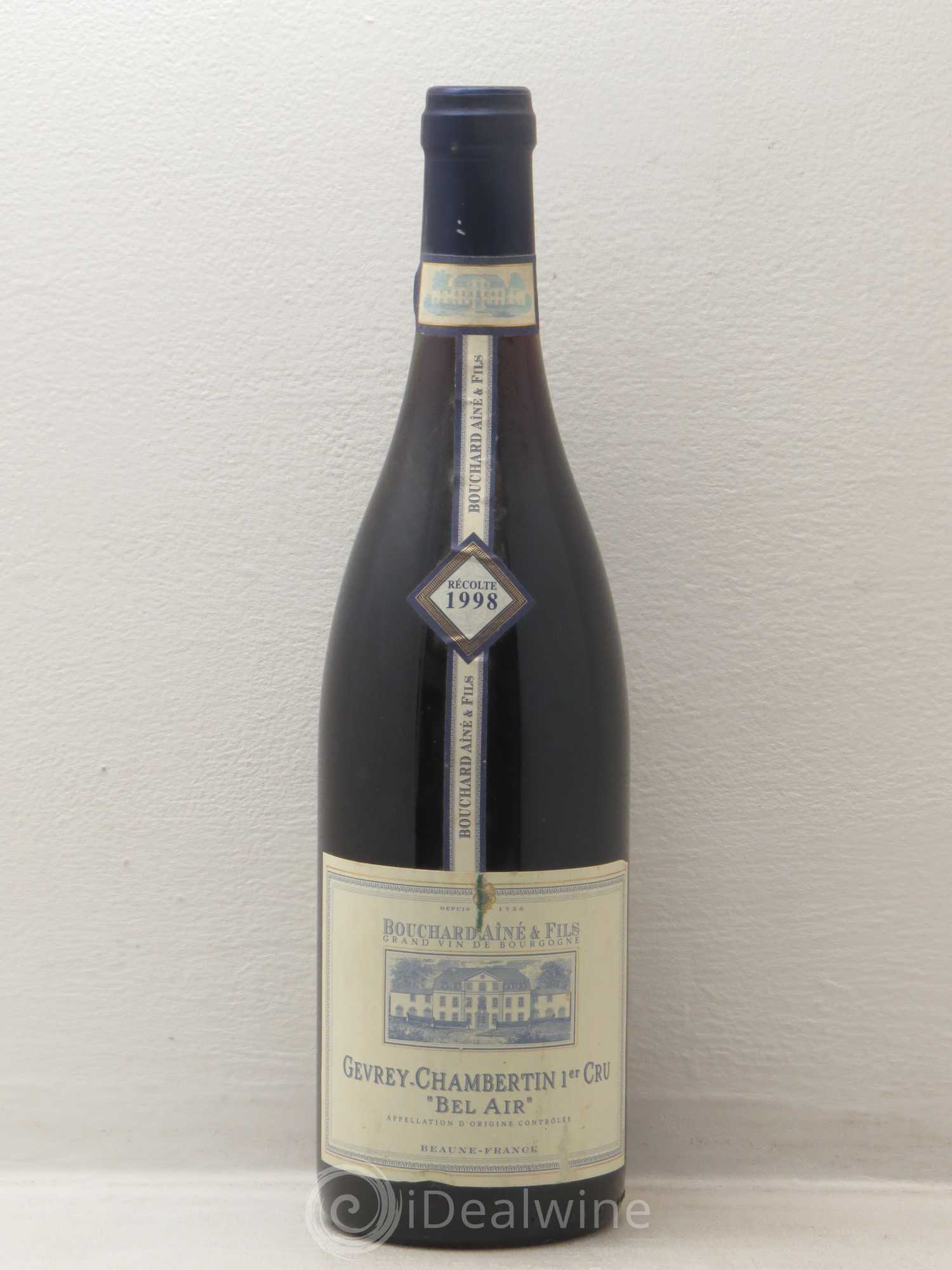 Gevrey-Chambertin 1er Cru Bouchard aîné & Fils - Bel Air 1998 - Posten von 1 Flasche - 0