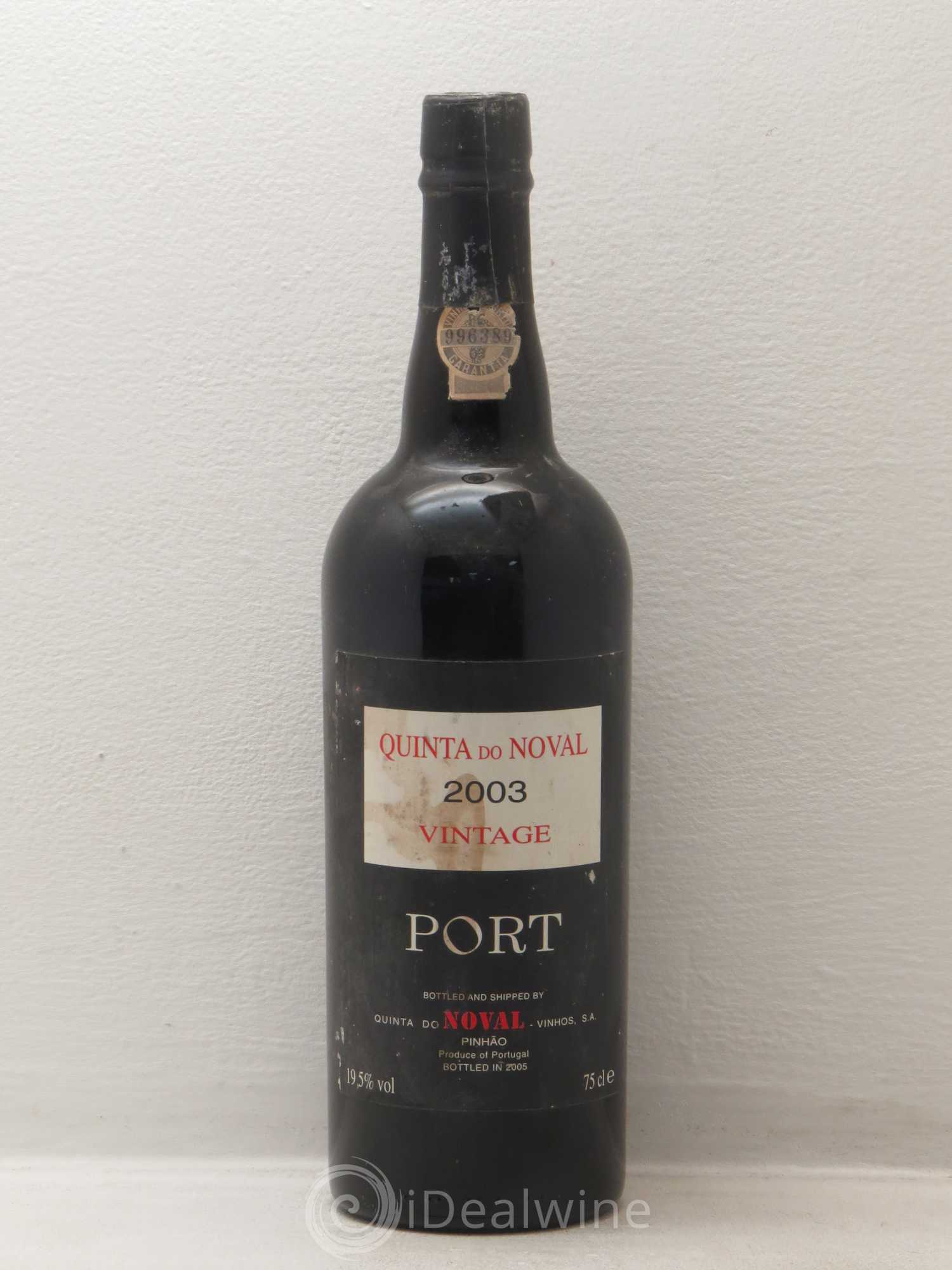 Porto QUINTA DO NOVAL VINTAGE 2003 - Posten von 1 Flasche - 0