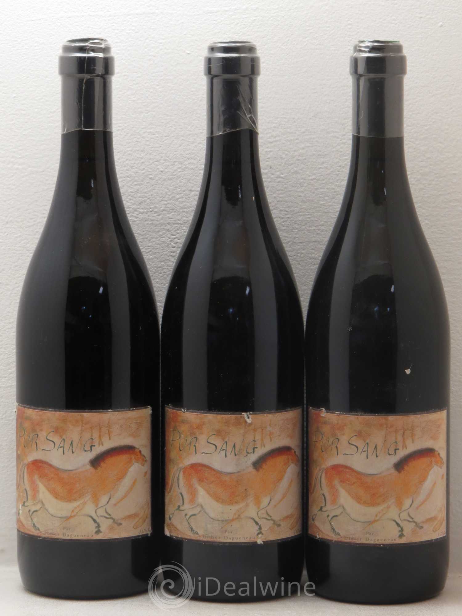 Vin de France (anciennement Pouilly-Fumé) Pur Sang Dagueneau (Domaine Didier - Louis-Benjamin) 2007 - Lot de 3 bouteilles - 0