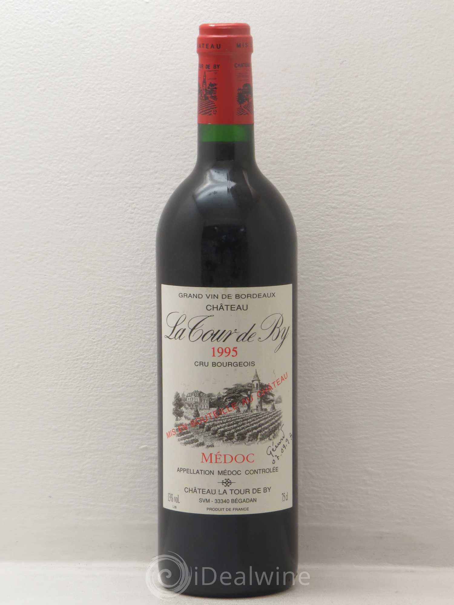 Château La Tour de By Cru Bourgeois 1995 - Lot de 1 bouteille - 0