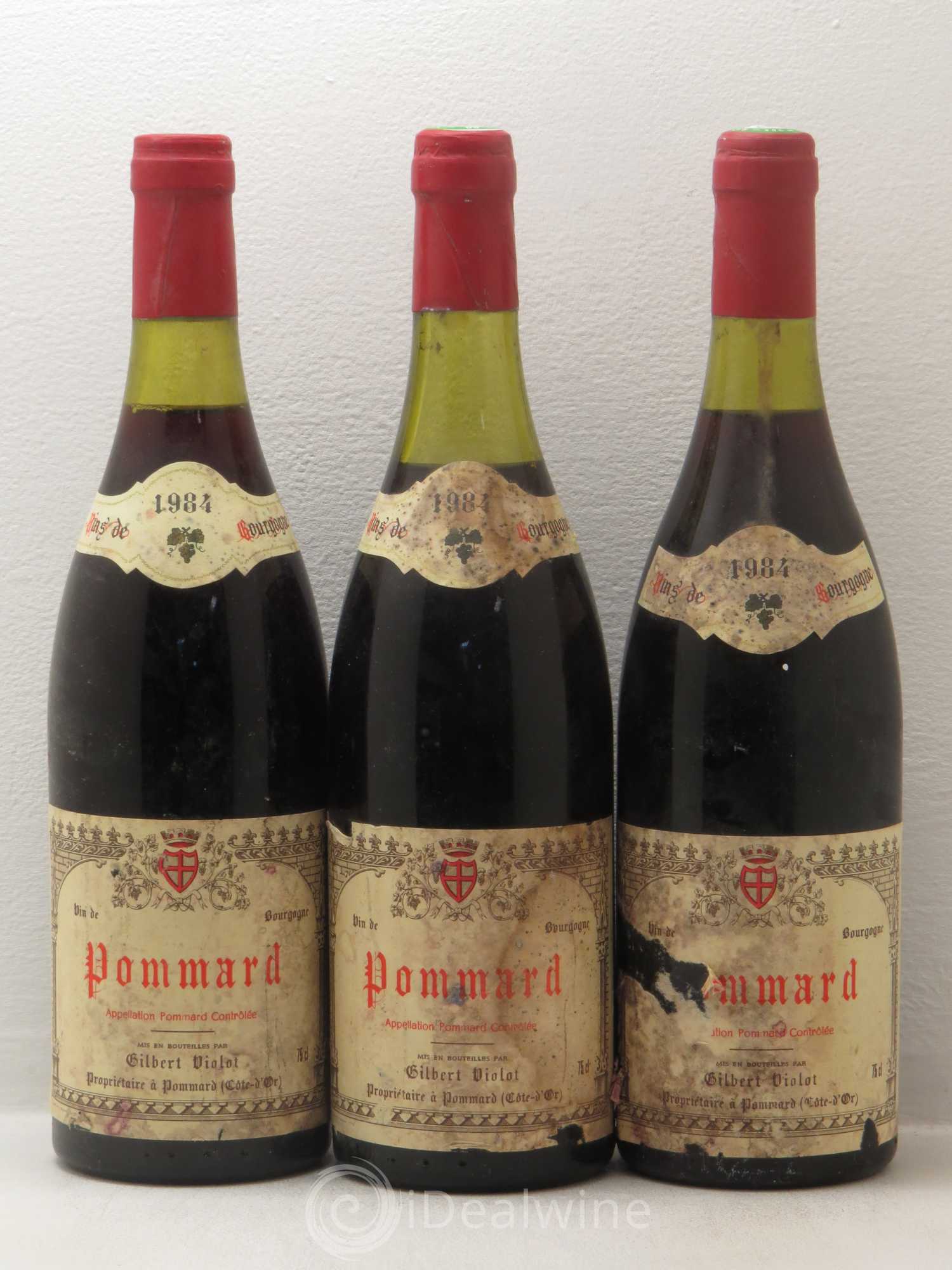 Pommard Gilbert Violot (sans prix de réserve) 1984 - Posten von 3 Flaschen - 0