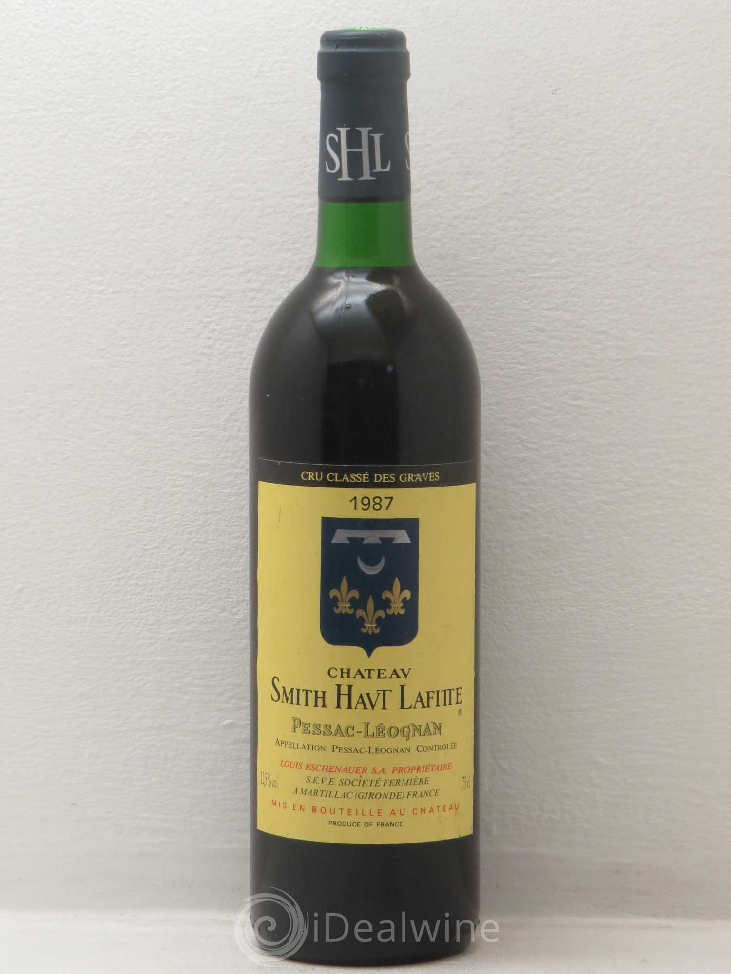 Château Smith Haut Lafitte Cru Classé de Graves 1987 - Lot de 1 bouteille - 0