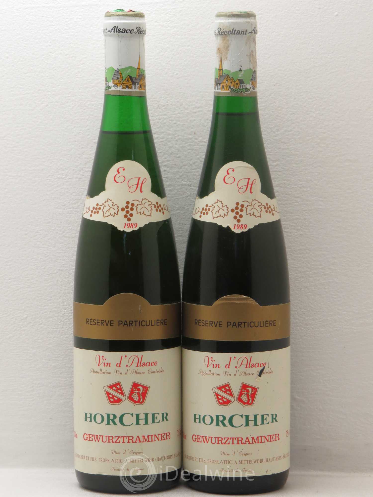 Gewurztraminer Horcher Reserve Particuliere (sans prix de réserve) 1989 - Posten von 2 Flaschen - 0
