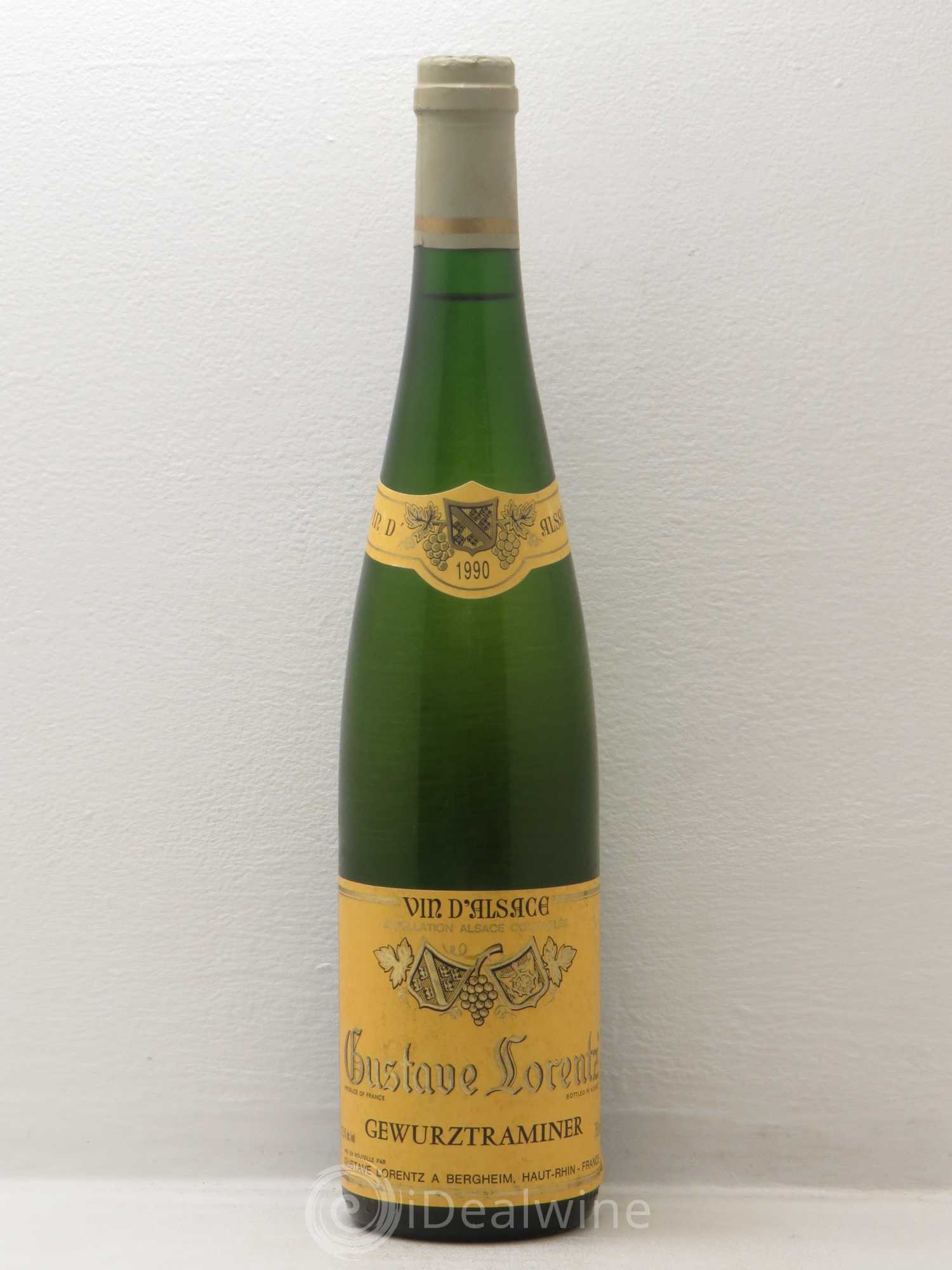 Gewurztraminer Lorentz 1990 - Lot de 1 bouteille - 0