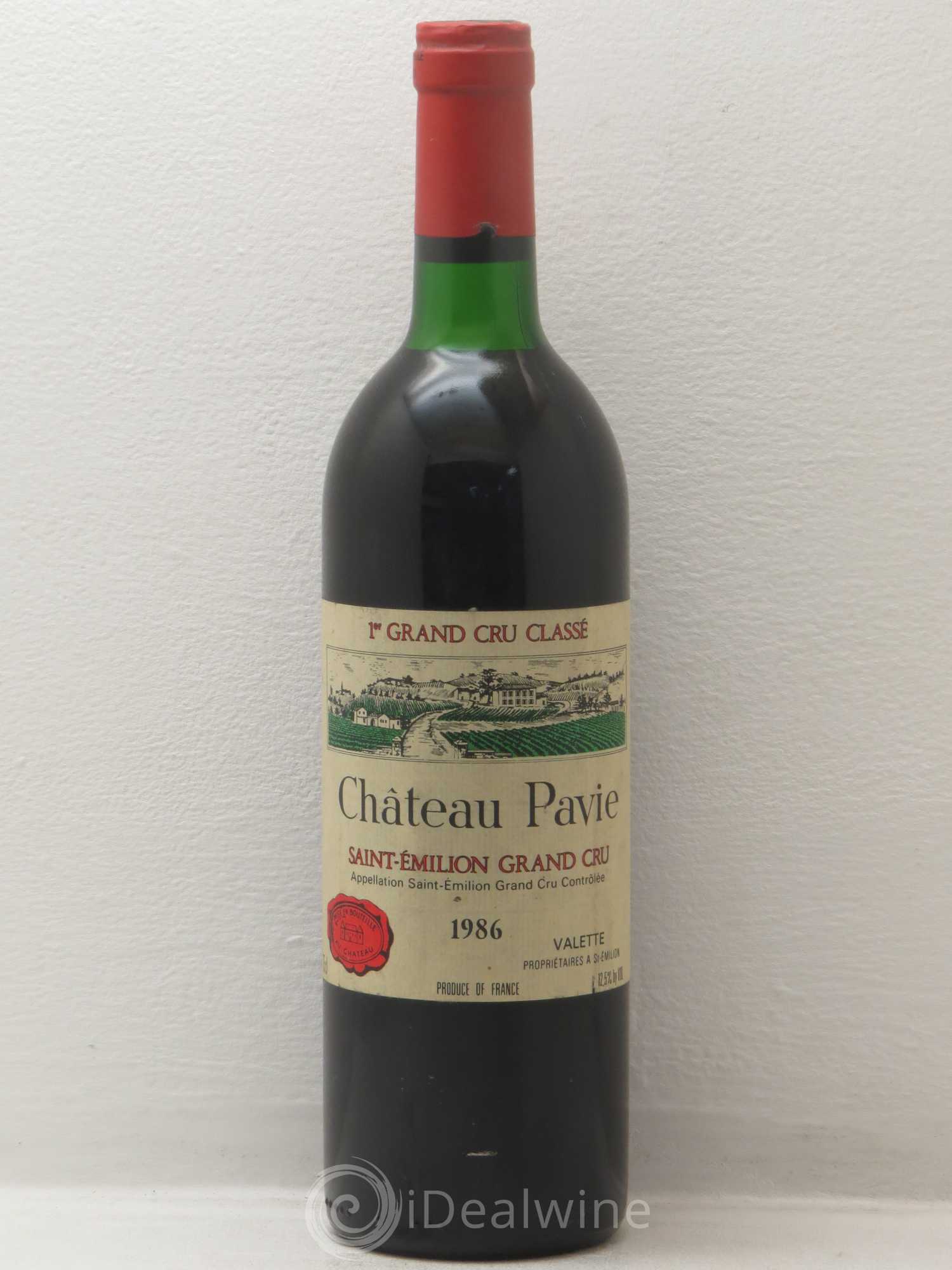 Château Pavie 1er Grand Cru Classé A 1986 - Lot de 1 bouteille - 0
