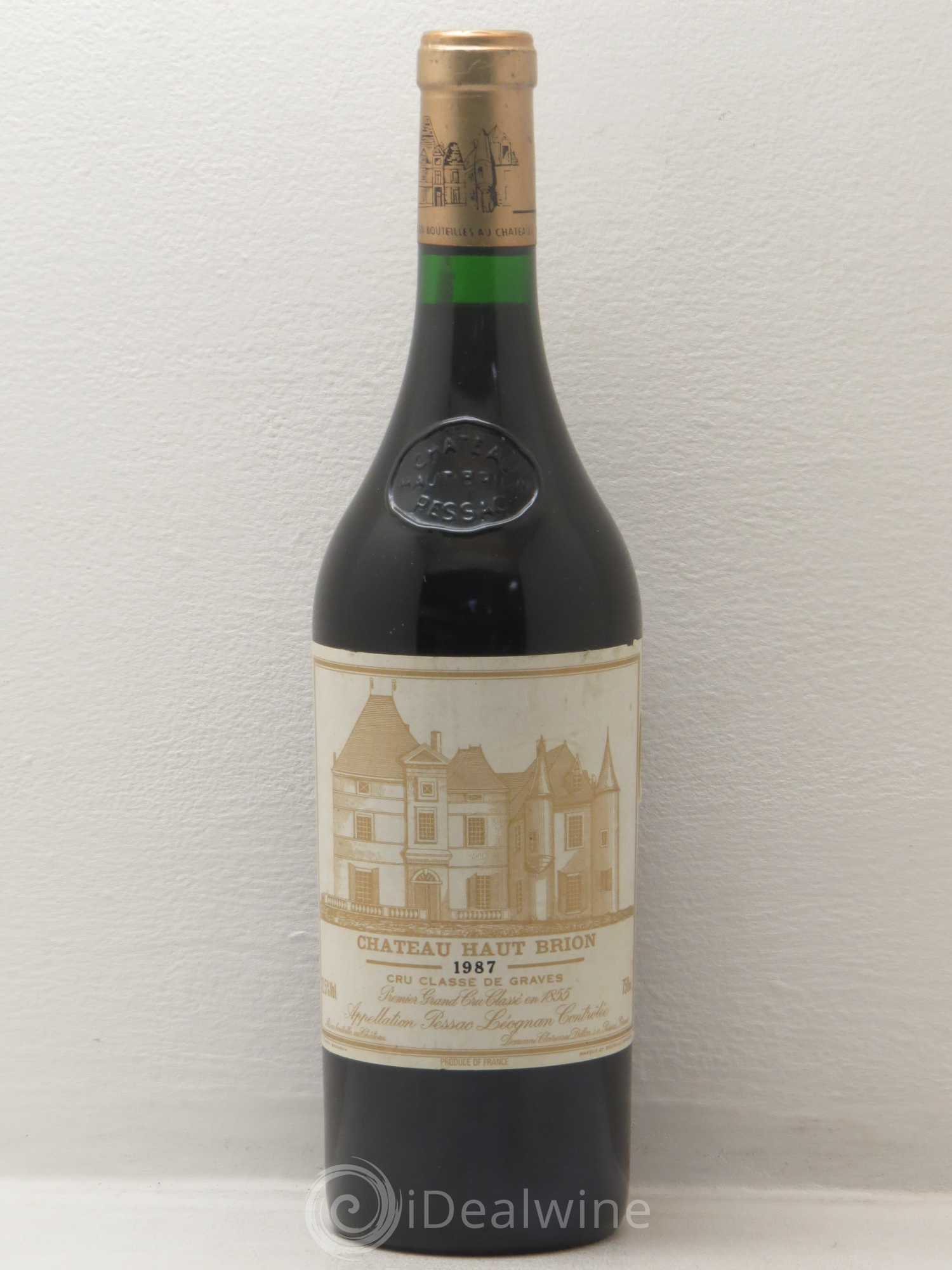 Château Haut Brion 1er Grand Cru Classé 1987 - Lot de 1 bouteille - 0