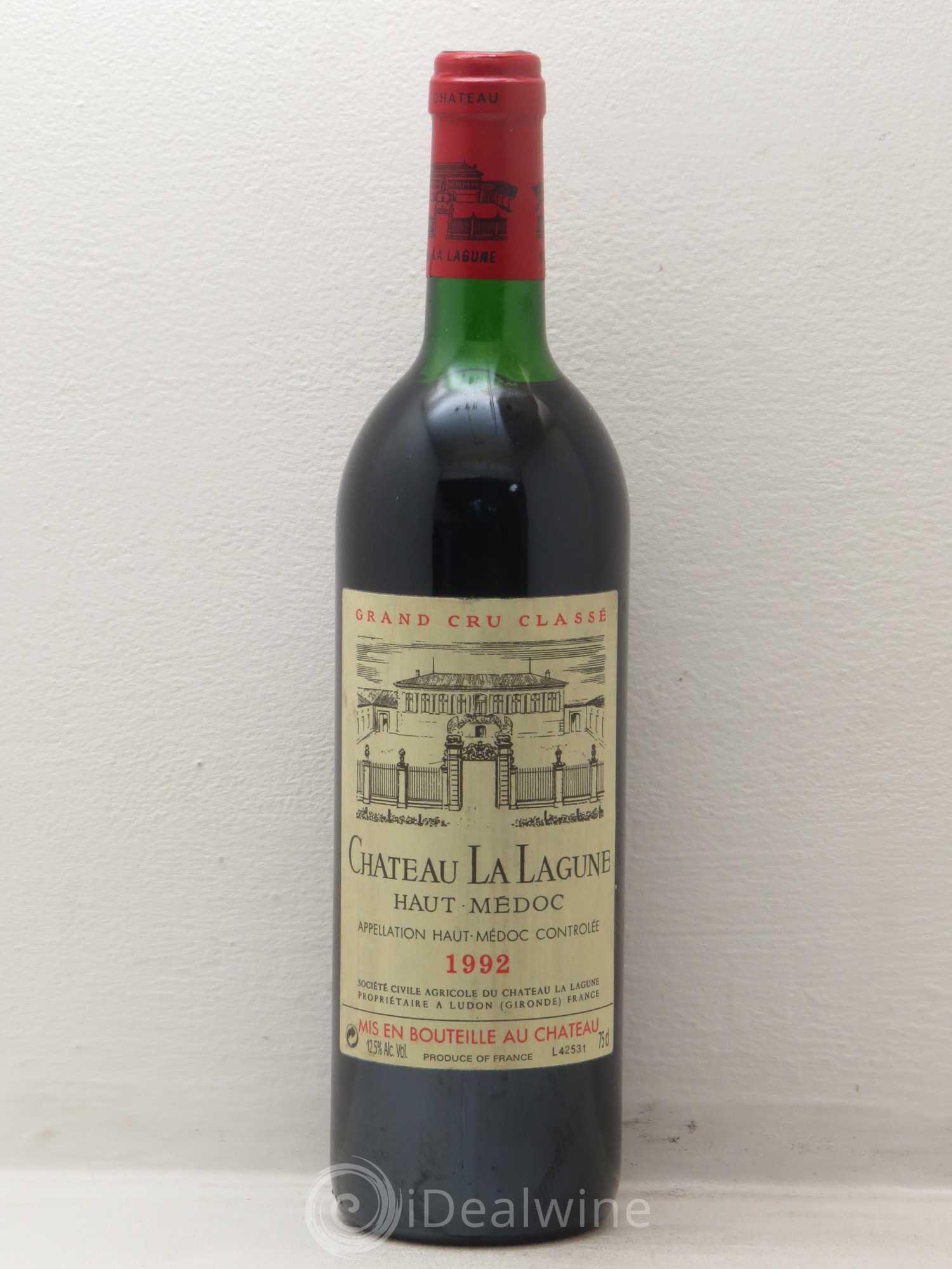 Château la Lagune 3ème Grand Cru Classé 1992 - Lot de 1 bouteille - 0