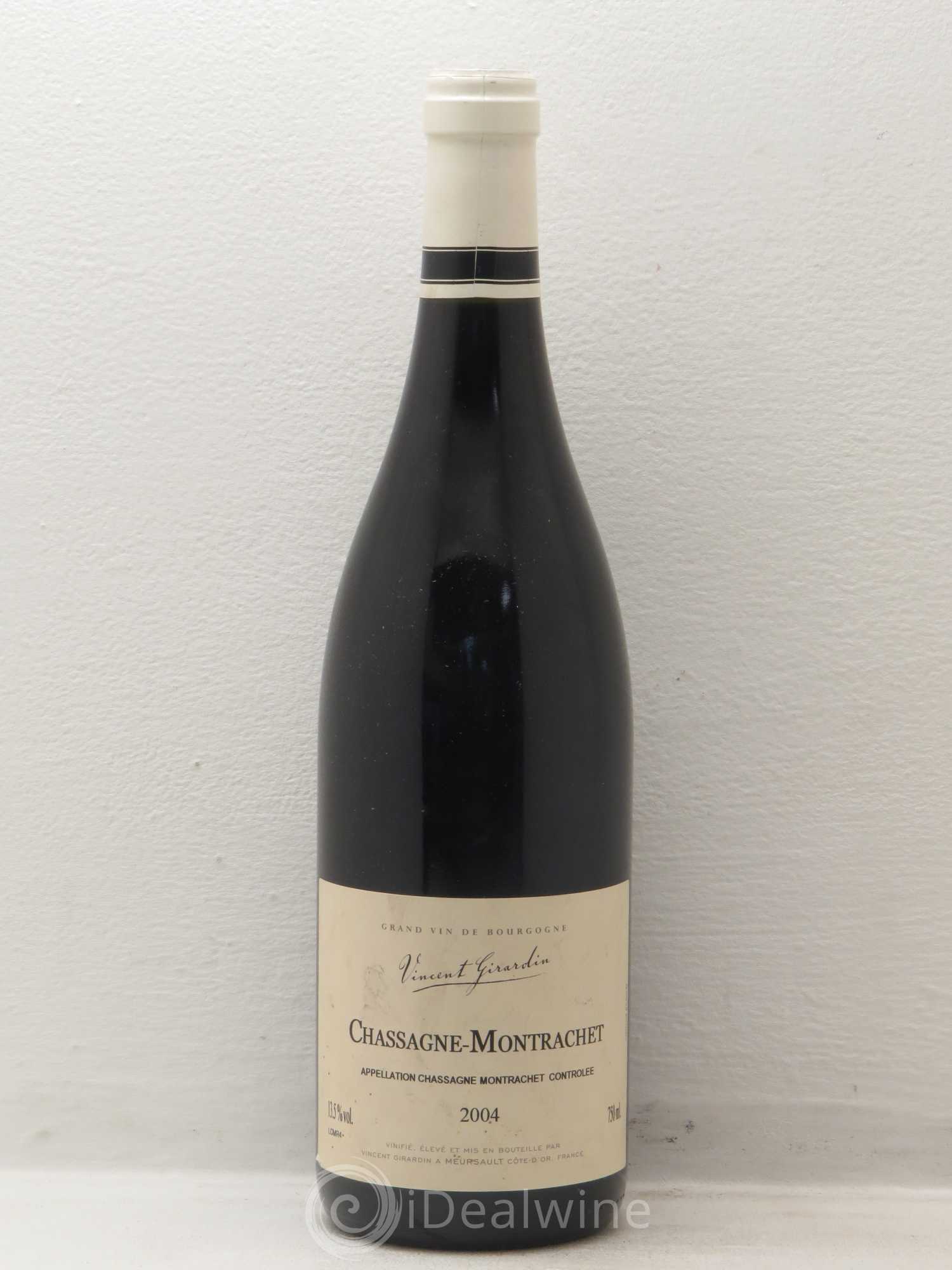 Chassagne-Montrachet Vincent Girardin 2004 - Lot de 1 bouteille - 0