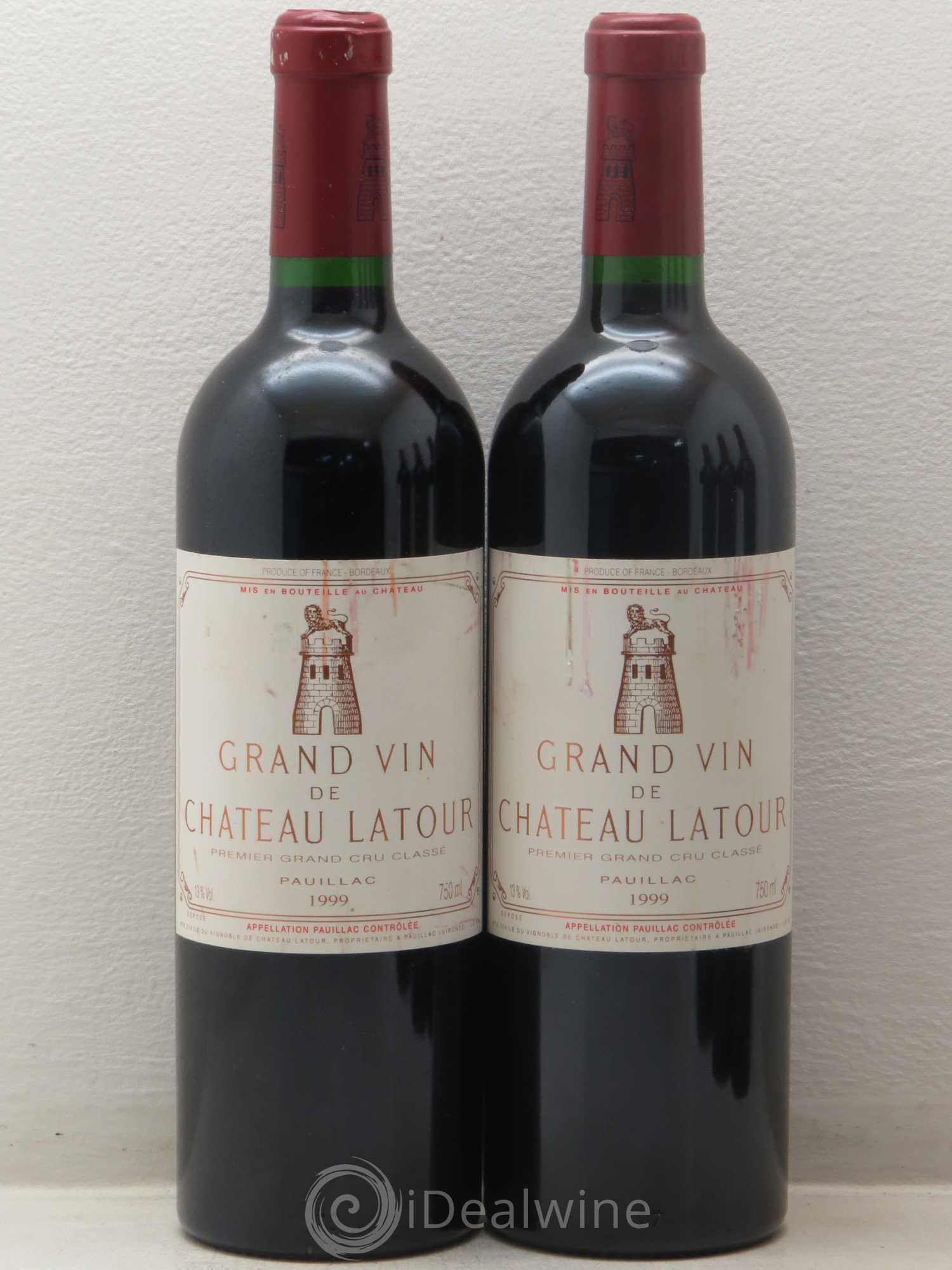 Château Latour 1er Grand Cru Classé 1999 - Lot de 5 bouteilles - 2