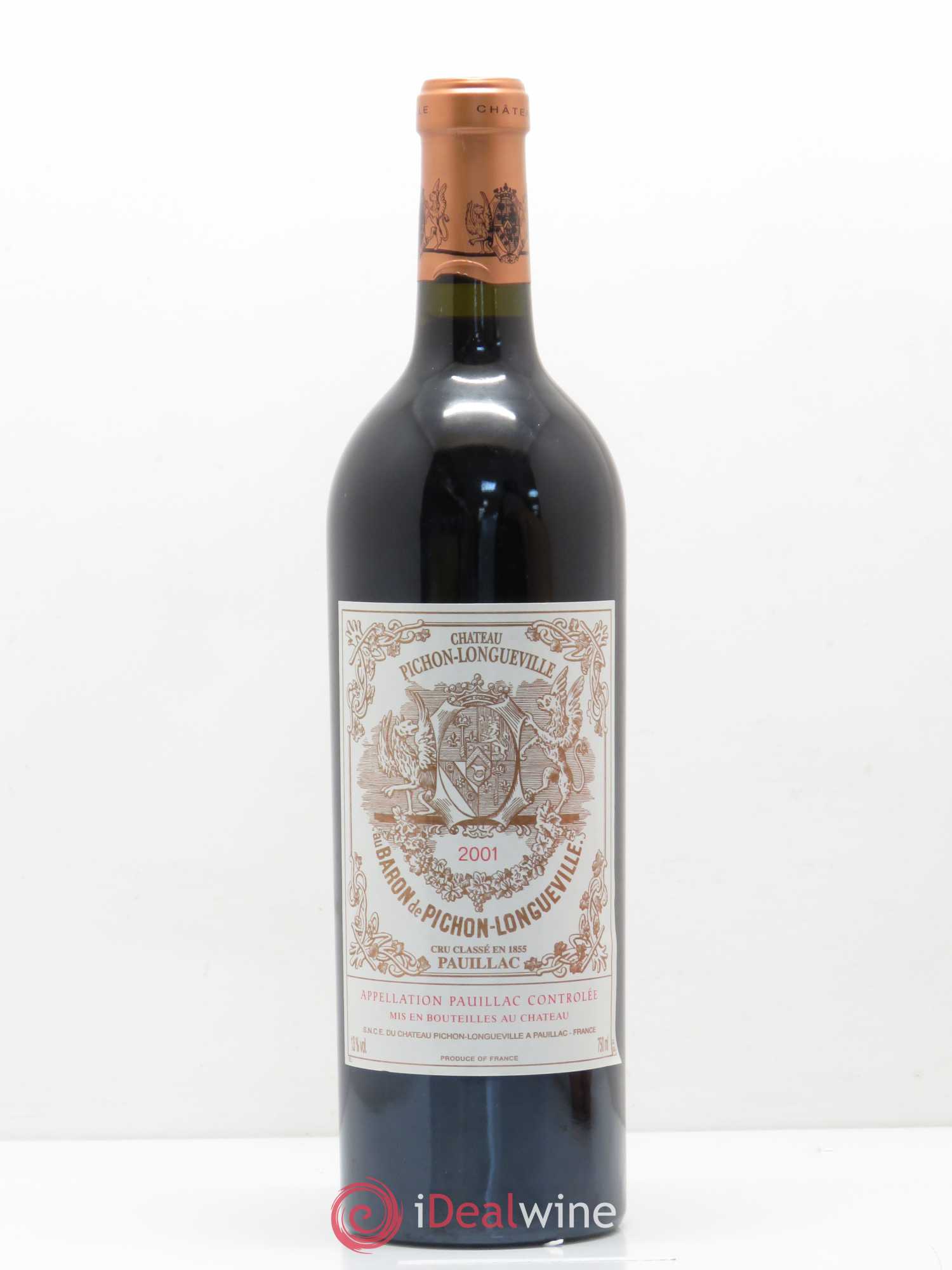 Pichon Longueville Baron 2ème Grand Cru Classé 2001 - Lot de 1 bouteille - 0