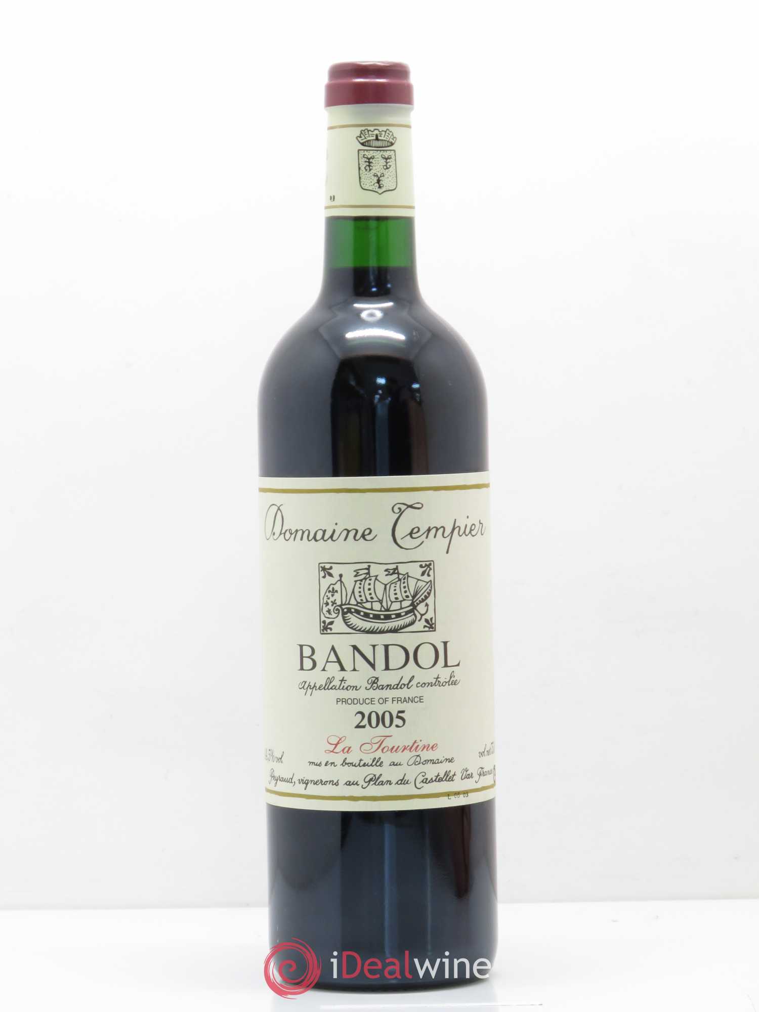 Bandol Domaine Tempier La Tourtine Famille Peyraud 2005 - Lot de 1 bouteille - 0