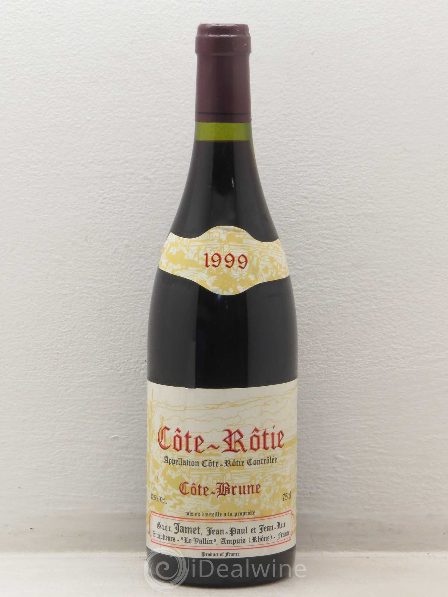 Côte-Rôtie Côte Brune Jamet (Domaine) 1999 - Lot de 1 bouteille - 0