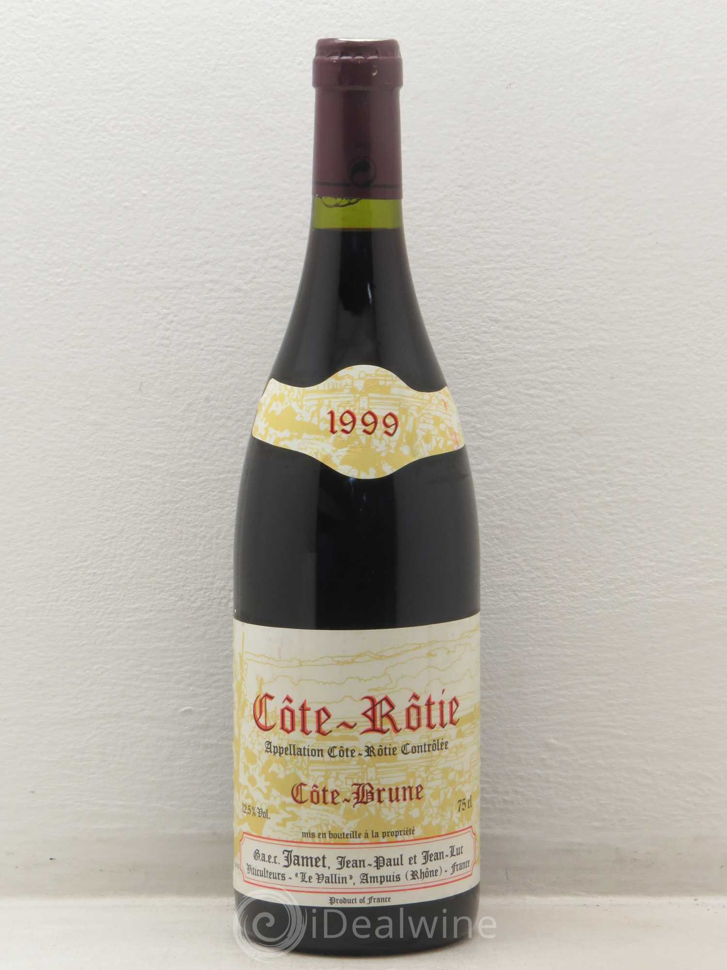Côte-Rôtie Côte Brune Jamet (Domaine) 1999 - Lot de 1 bouteille - 0