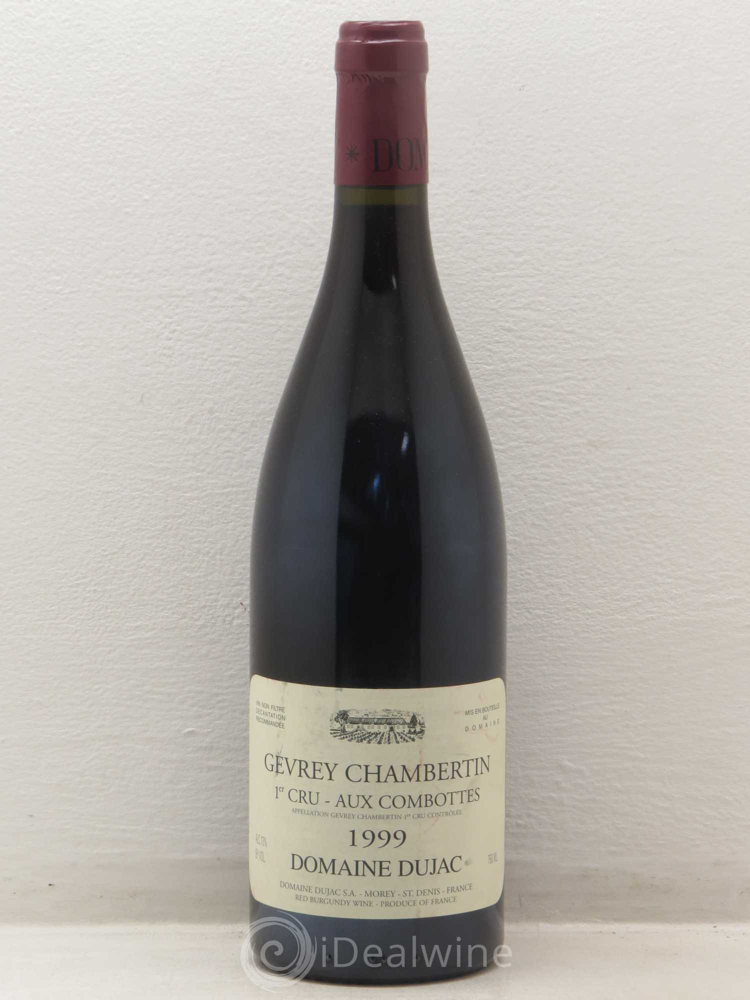 Gevrey-Chambertin 1er Cru Aux Combottes Dujac (Domaine) 1999 - Lot de 1 bouteille - 0