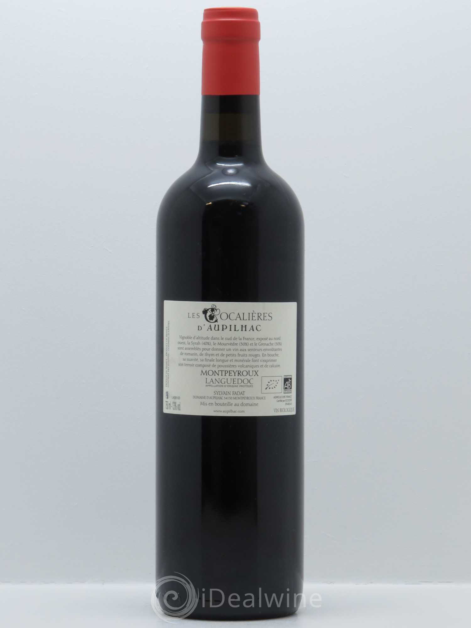 Coteaux du Languedoc Aupilhac (Domaine d') Les Cocalières 2014 - Lot de 1 bouteille - 1
