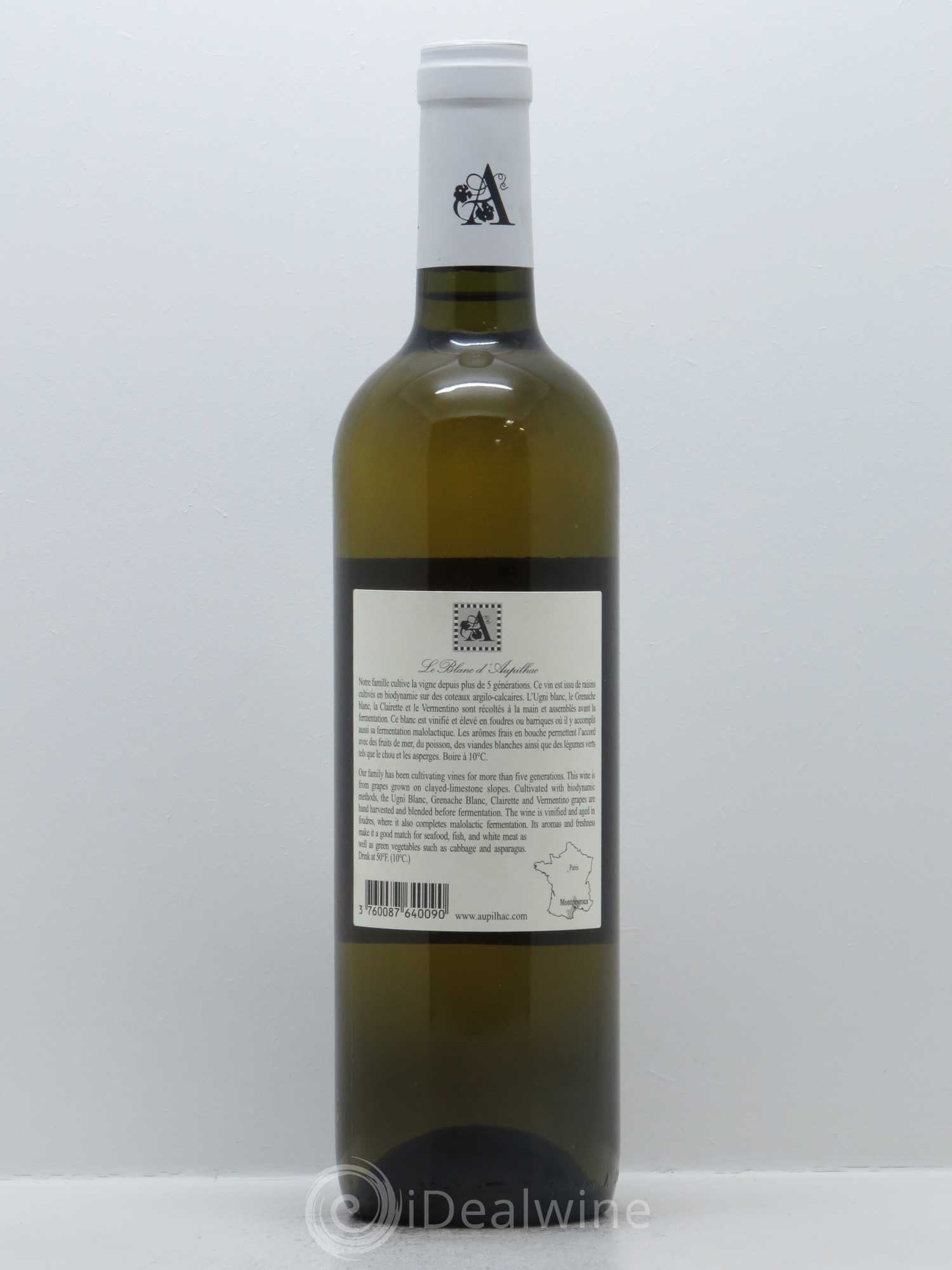 Vin de France Aupilhac (Domaine d') Cuvée Aupilhac Sylvain Fadat 2016 - Lot de 1 bouteille - 1