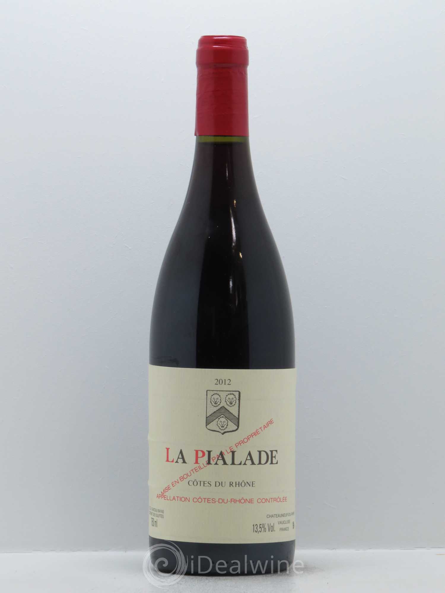 Côtes-du-Rhône La Pialade Emmanuel Reynaud 2012 - Lot de 1 bouteille - 0