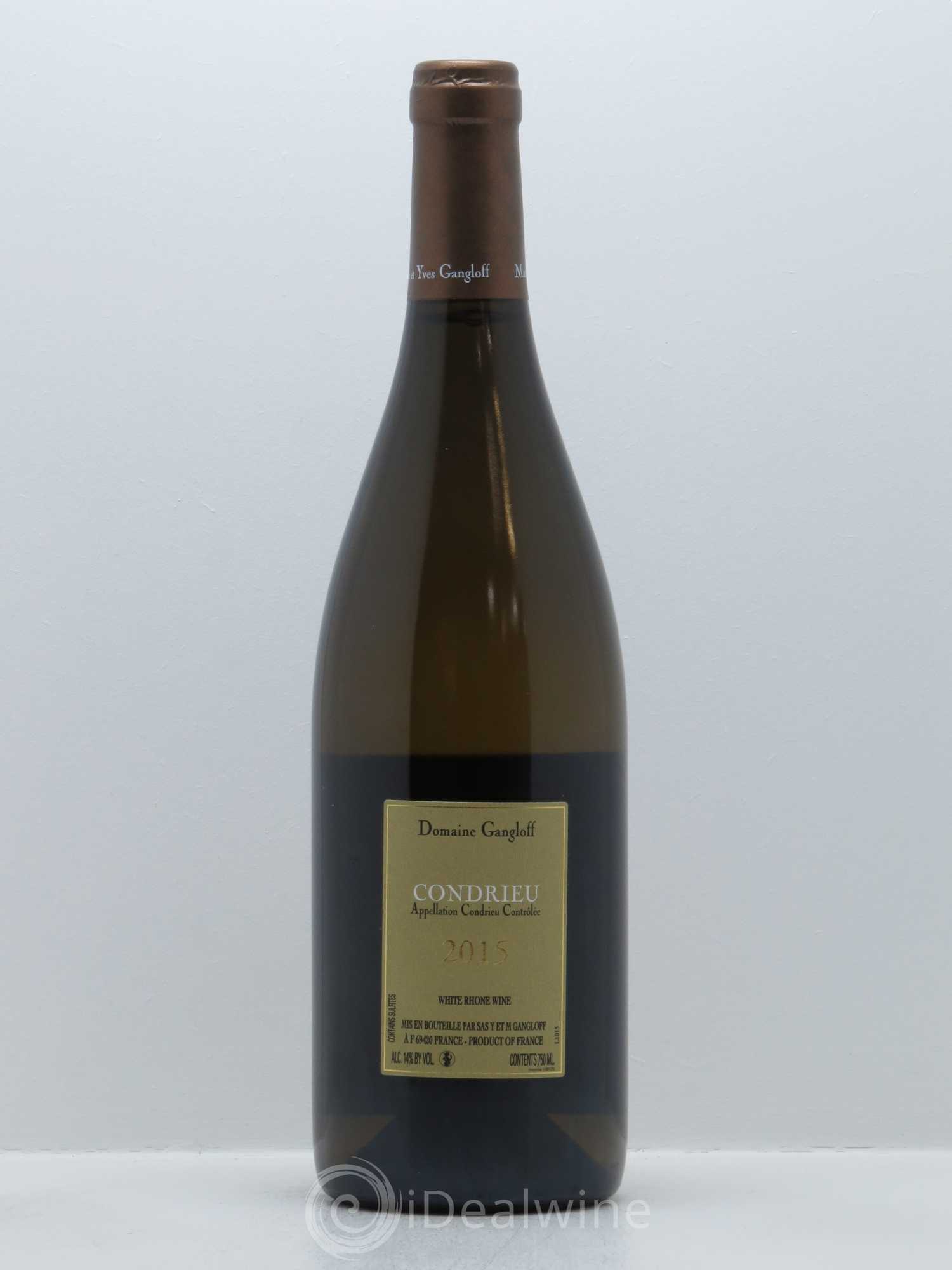 Condrieu Domaine Gangloff (Domaine) 2015 - Lot de 1 bouteille - 1
