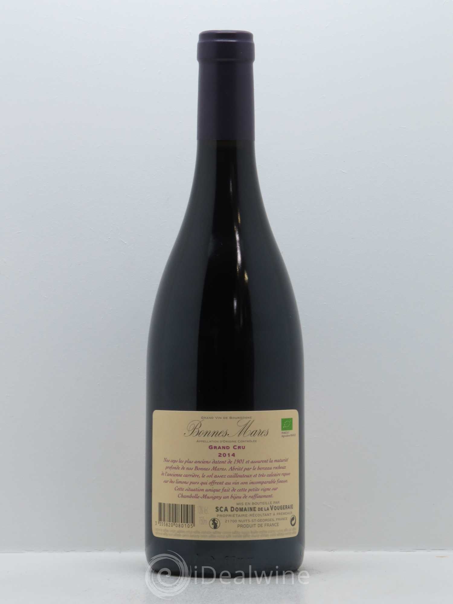 Bonnes-Mares Grand Cru La Vougeraie 2014 - Lot de 1 bouteille - 1