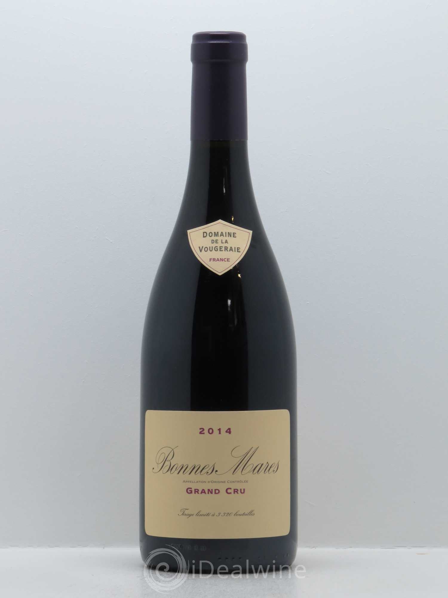 Bonnes-Mares Grand Cru La Vougeraie 2014 - Lot de 1 bouteille - 0