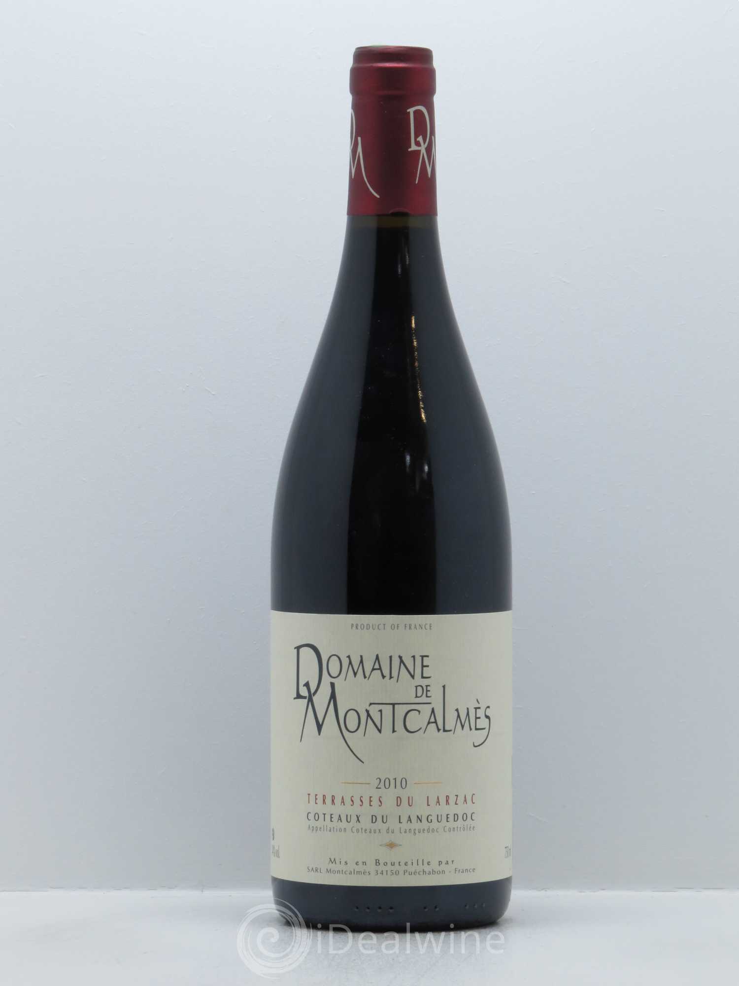 Terrasses du Larzac Domaine de Montcalmès Frédéric Pourtalié 2010 - Lot de 1 bouteille - 0
