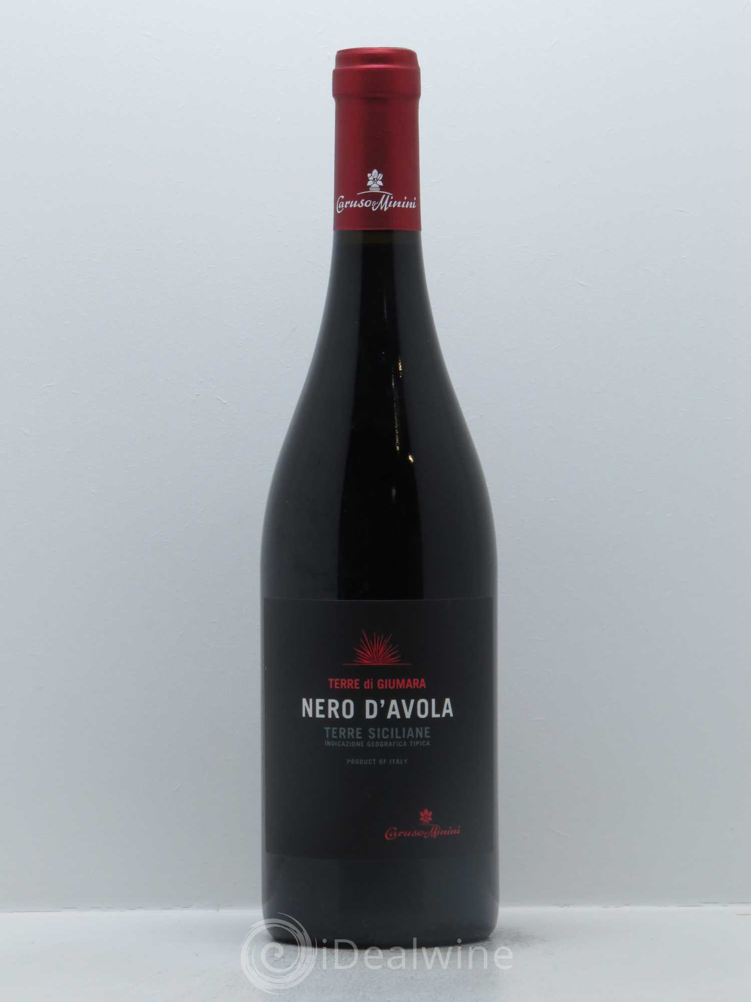Terre Siciliane Terre Di Giumara - Caruso-Minini IGT Nero d'Avola 2014 - Lot de 1 bouteille - 0