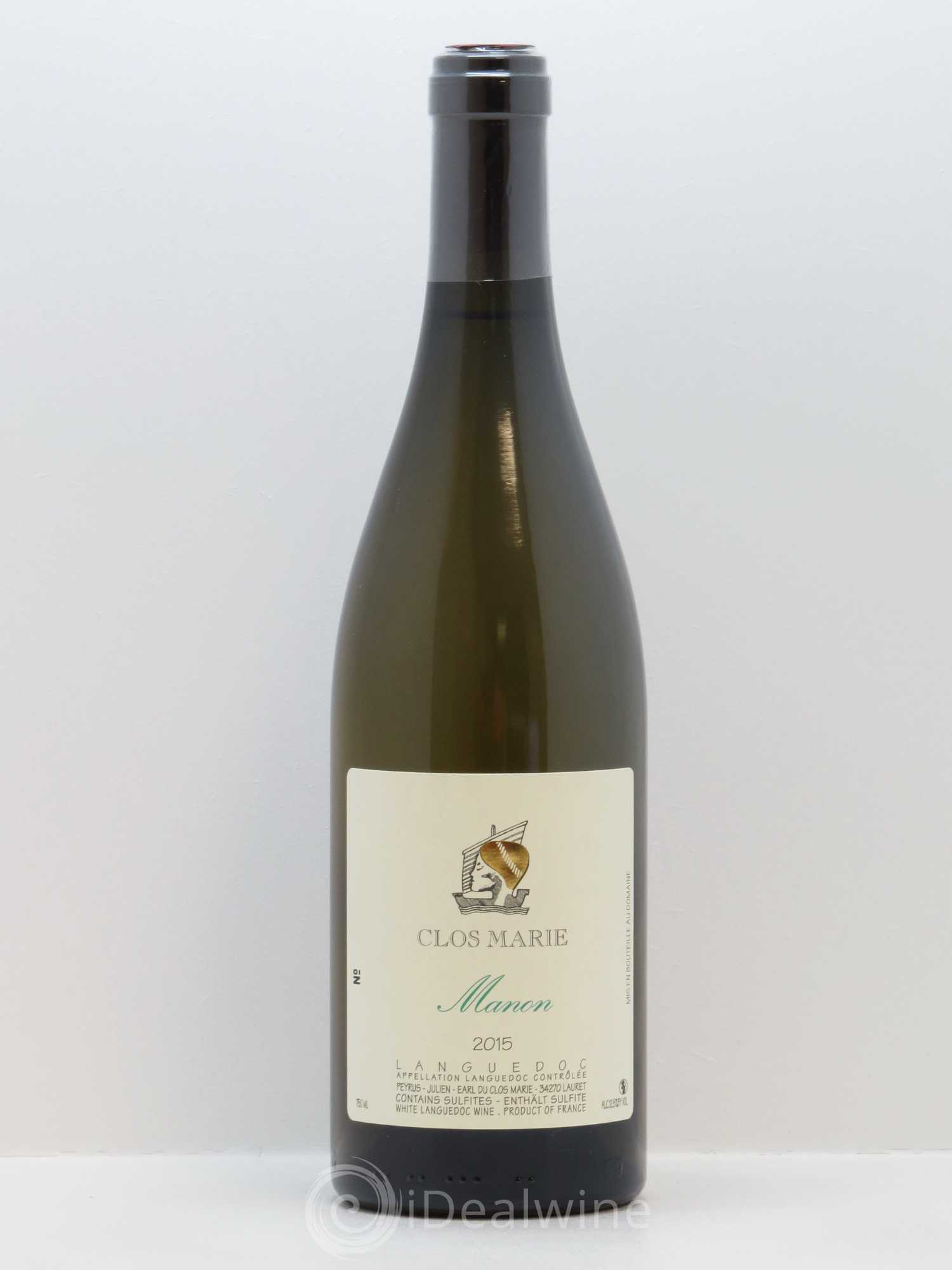 Languedoc Clos Marie Manon Christophe Peyrus et Françoise Julien 2015 - Lot de 1 bouteille - 0