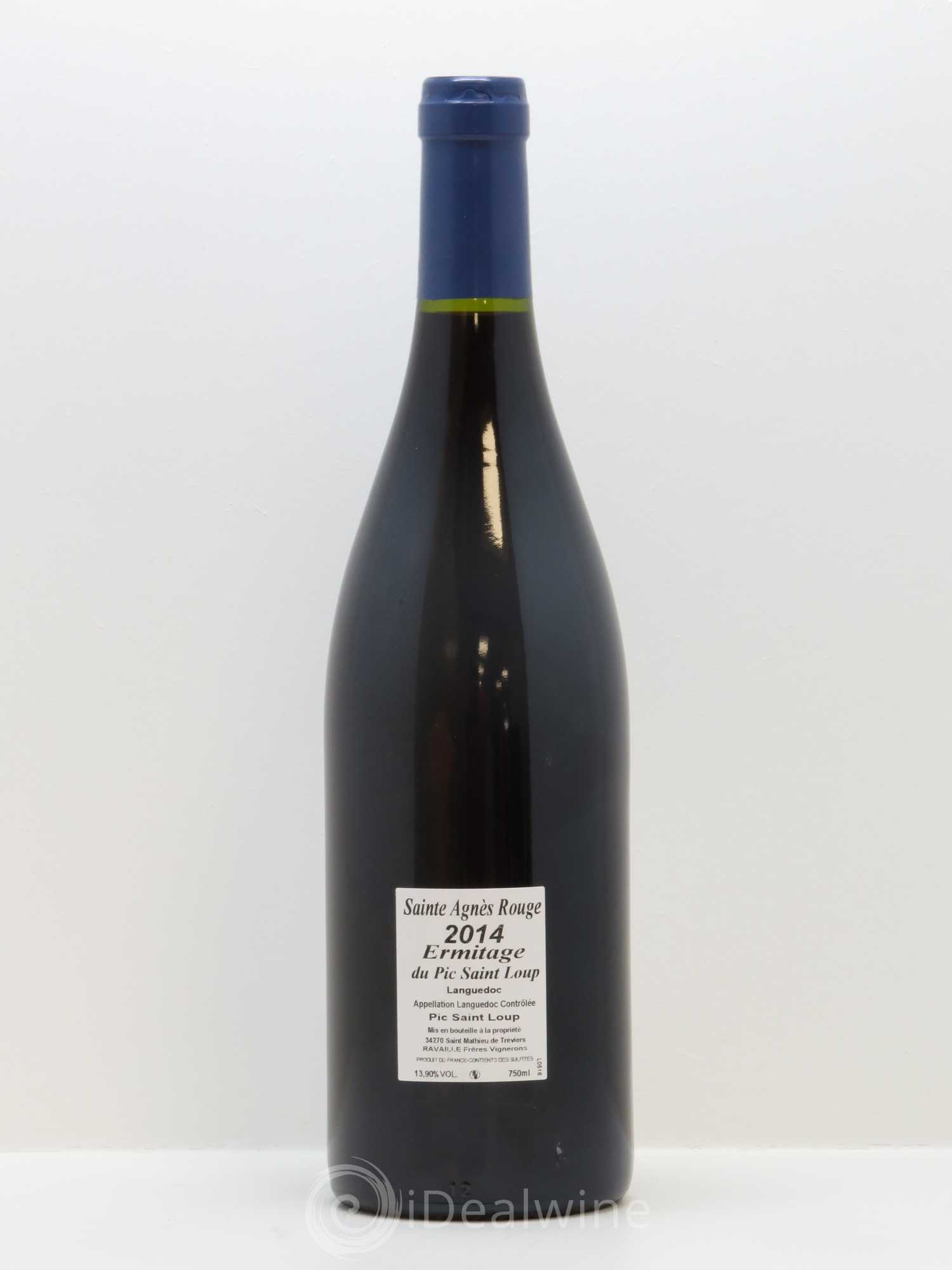 Pic Saint-Loup Héritage du Pic Saint-Loup (anciennement Ermitage) Cuvée Sainte Agnès 2014 - Lot de 1 bouteille - 1