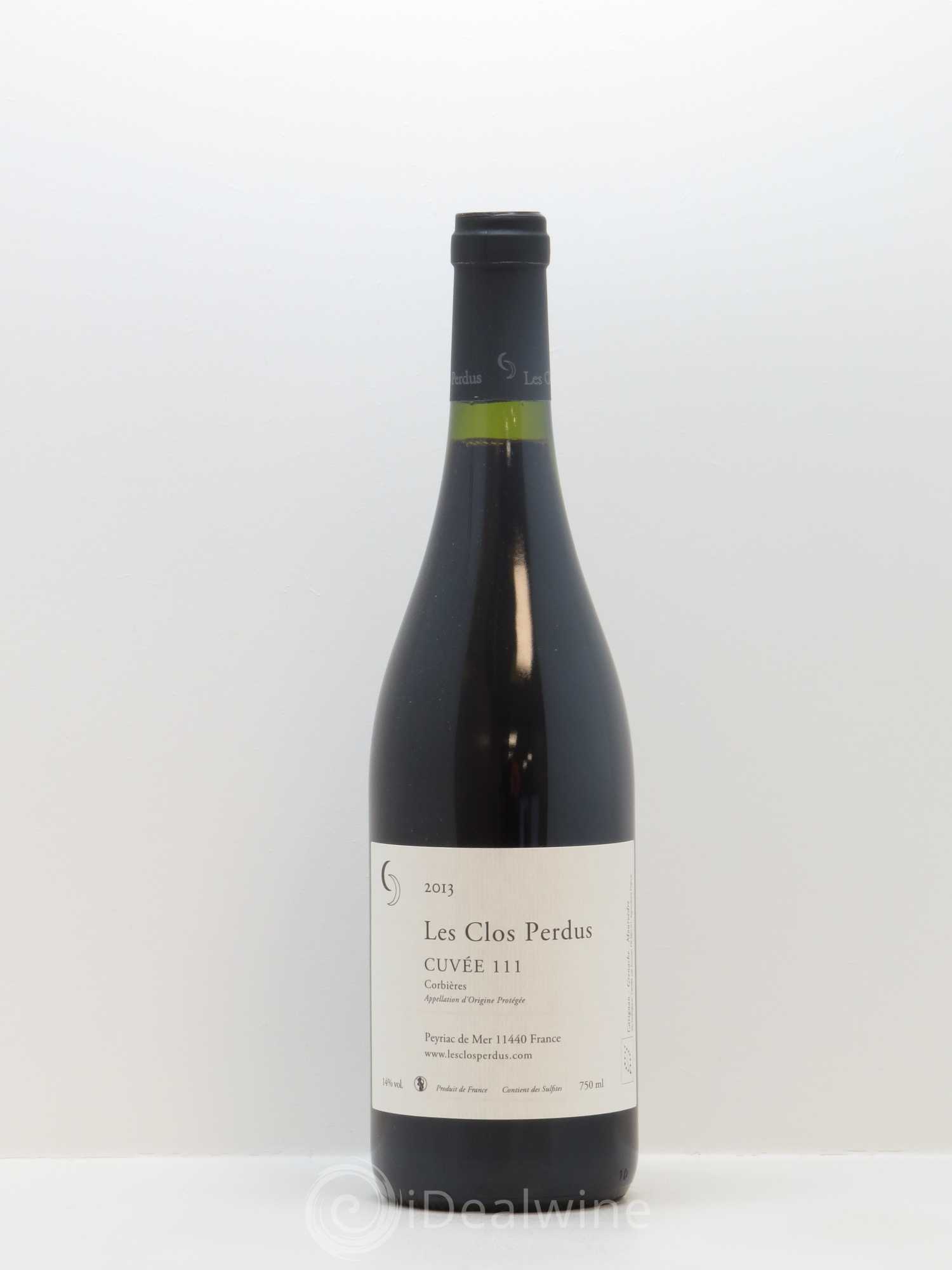 Corbières Les Clos Perdus Cuvée 111 2013 - Lot de 1 bouteille - 0