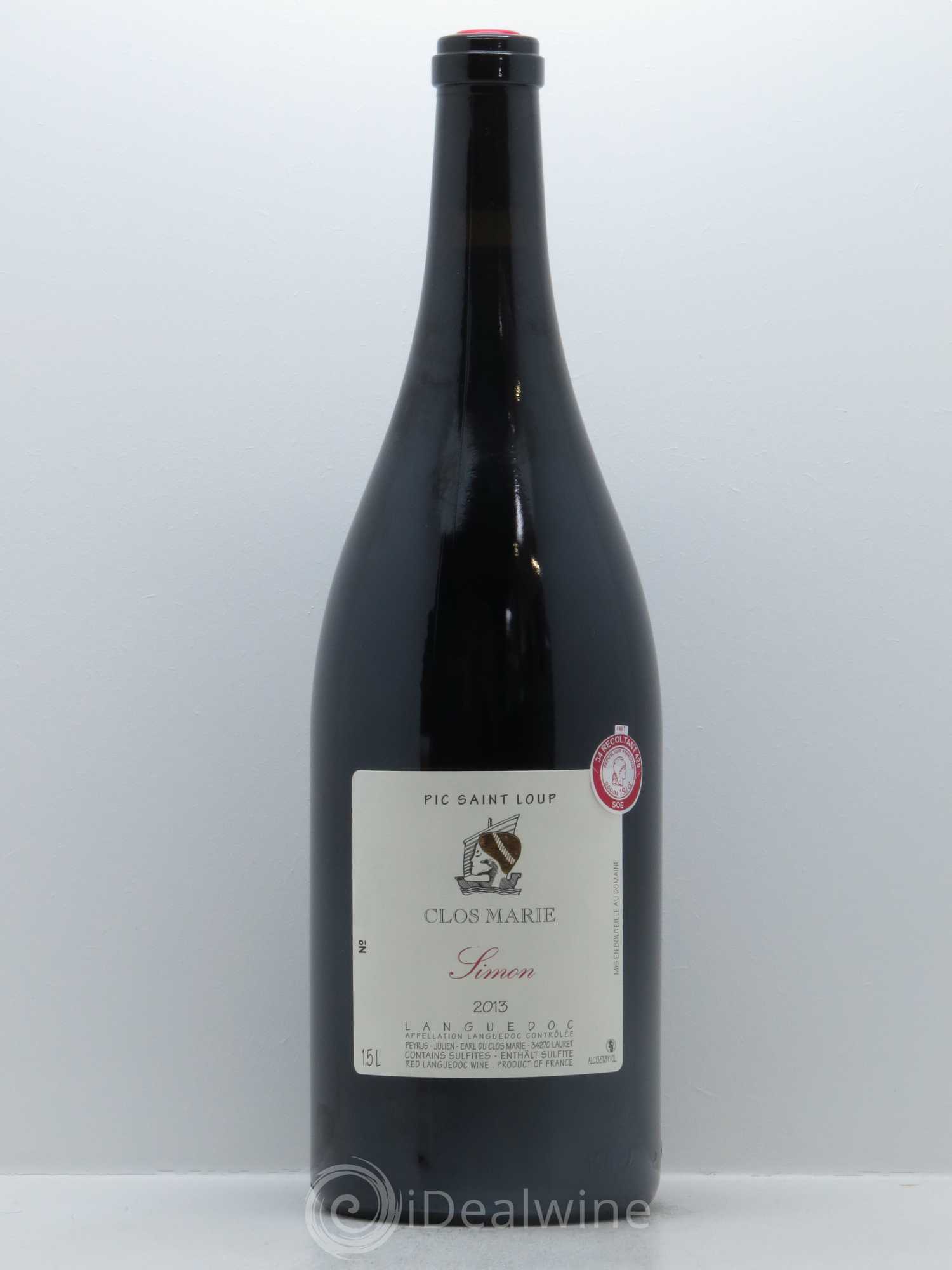 Pic Saint-Loup Clos Marie Cuvée Simon Christophe Peyrus et Françoise Julien 2013 - Lot de 1 magnum - 0