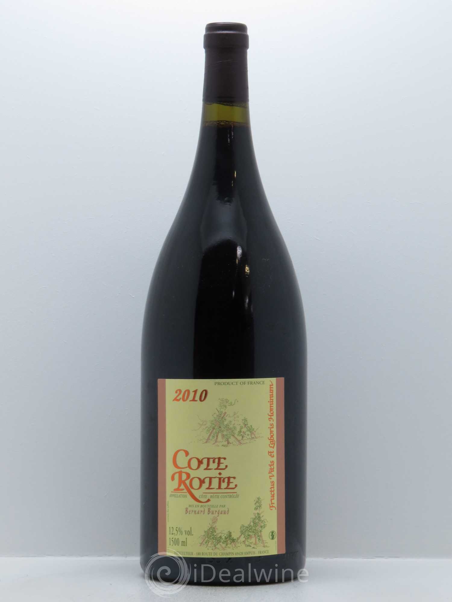 Côte-Rôtie Bernard Burgaud 2010 - Lot de 1 magnum - 0