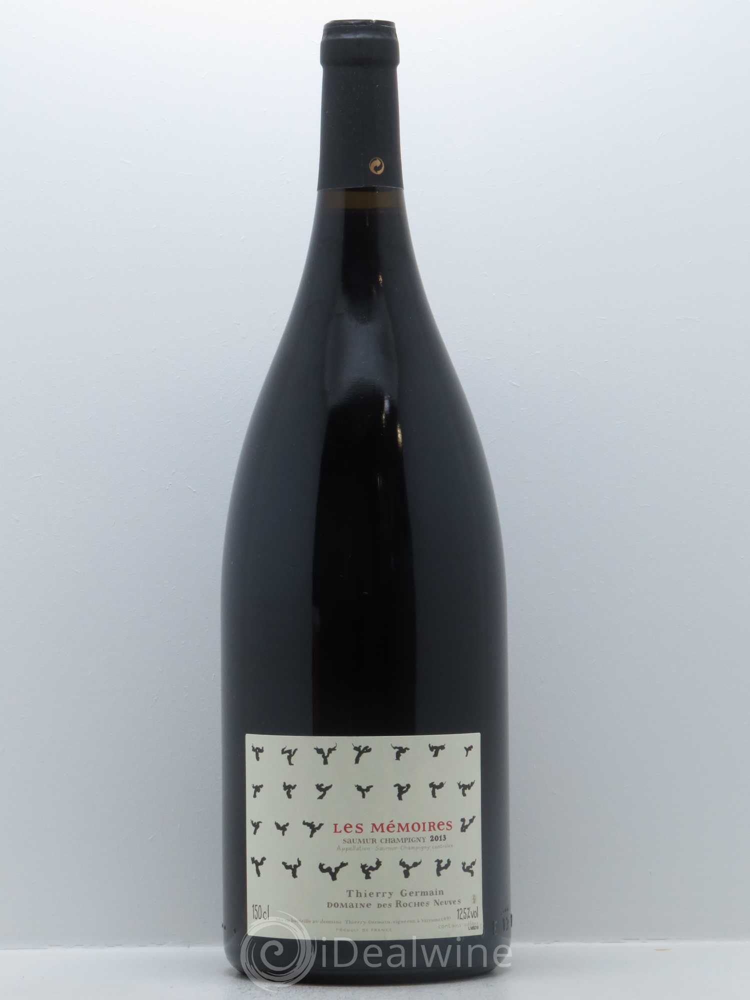 Saumur-Champigny Les Mémoires Domaine des Roches Neuves - Thierry Germain 2013 - Lot de 1 magnum - 0