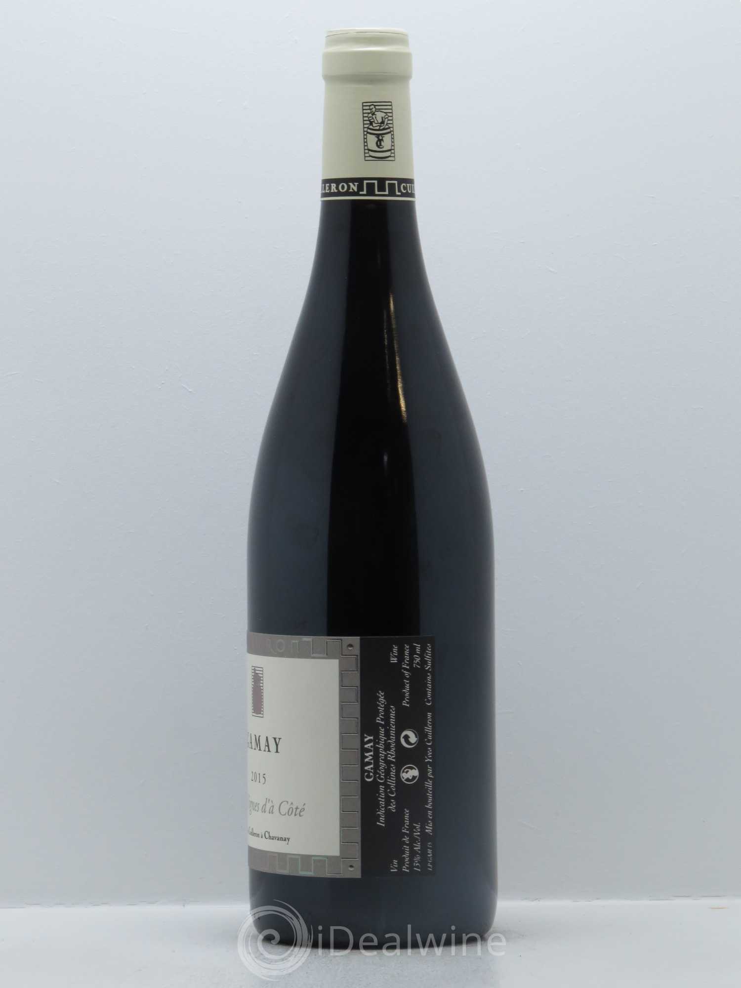 Collines Rhodaniennes Gamay les Vignes d'à Côté Yves Cuilleron (Domaine) 2015 - Lot de 1 bouteille - 1