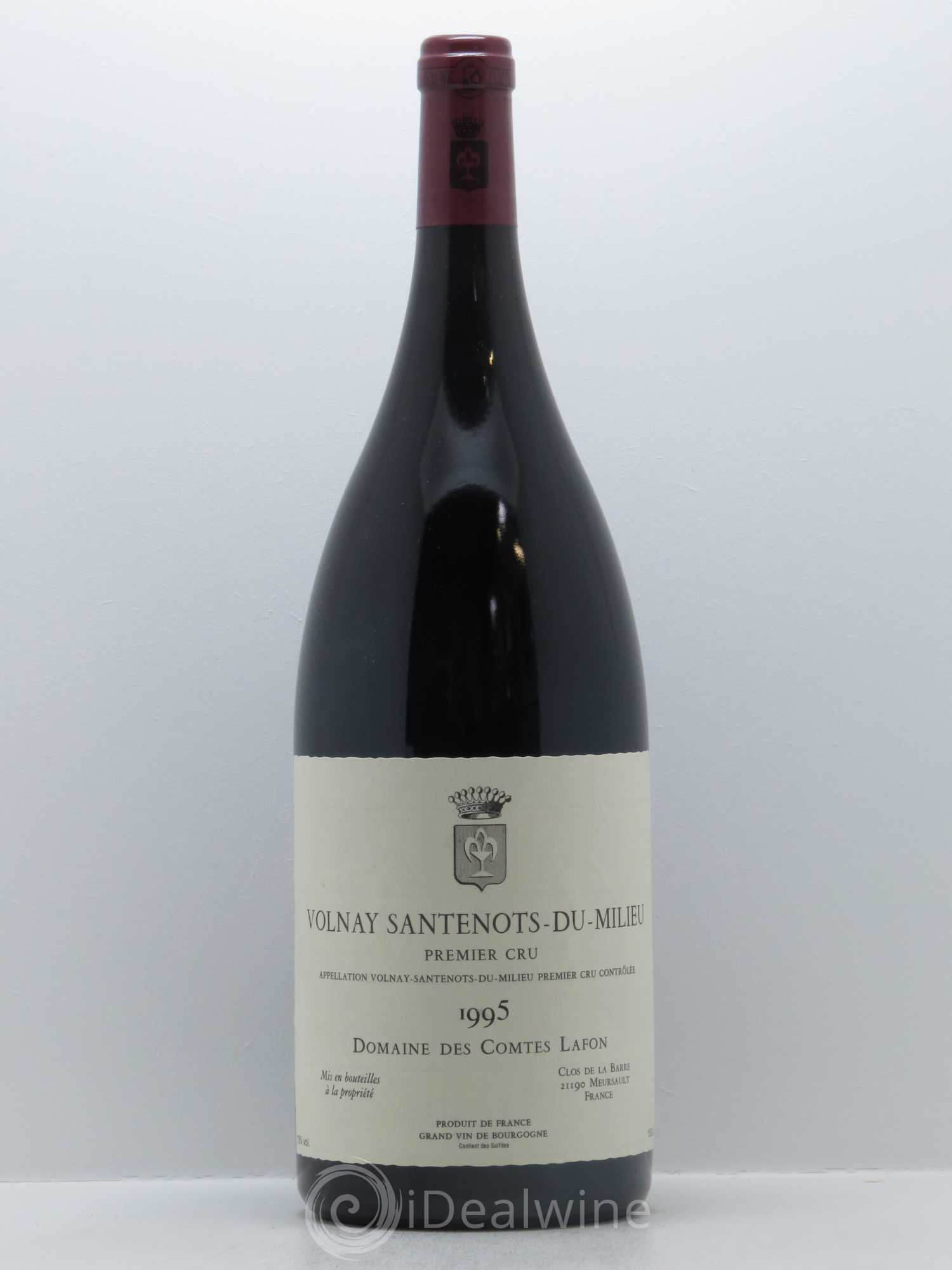 Volnay 1er Cru Santenots du Milieu Comtes Lafon (Domaine des) 1995 - Lot de 1 magnum - 0