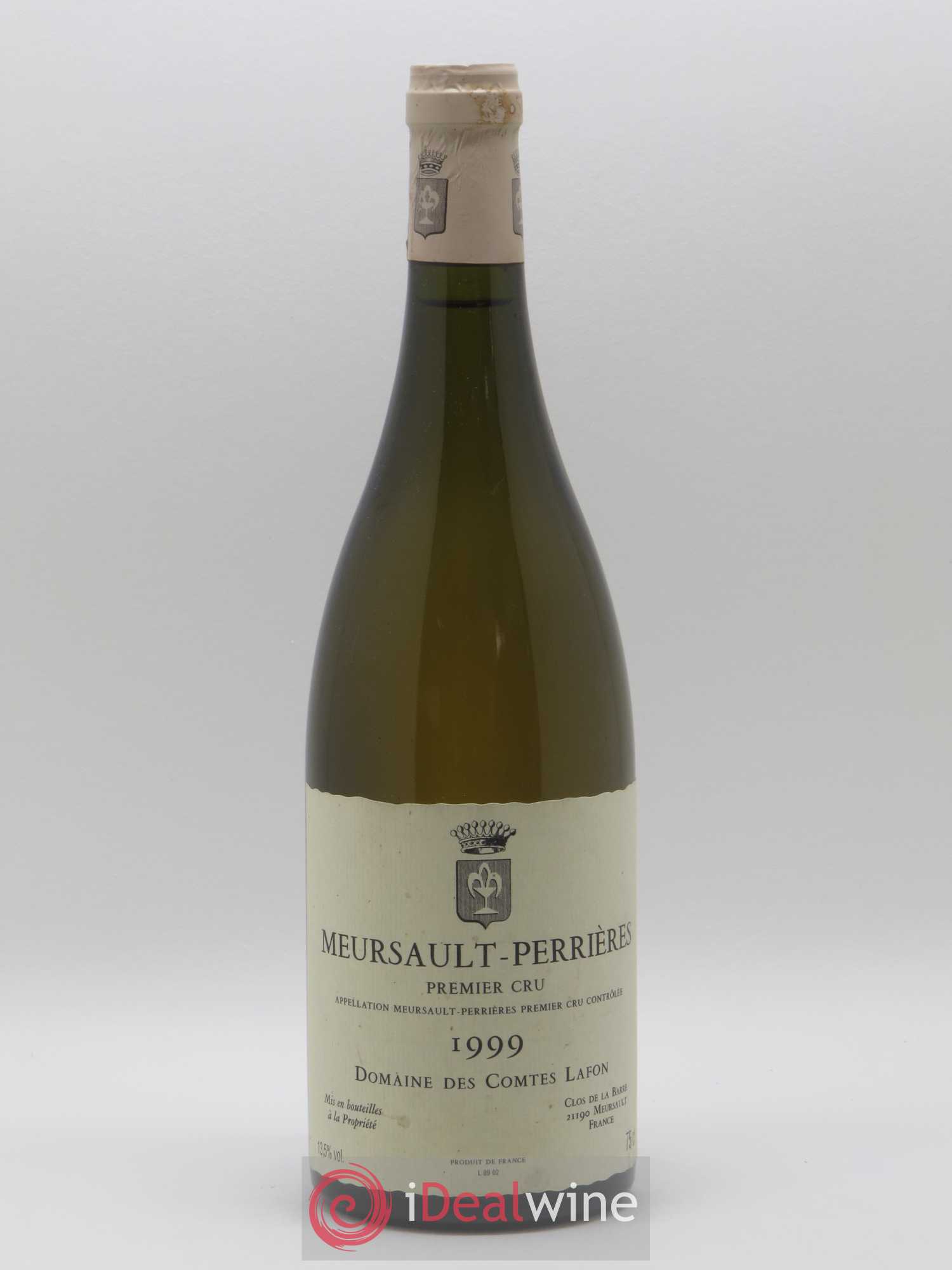 Meursault 1er Cru Perrières Comtes Lafon (Domaine des) 1999 - Lot de 1 bouteille - 0