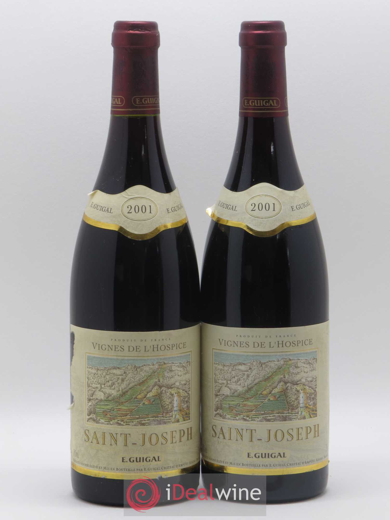 Saint-Joseph Vignes de l'Hospice Guigal 2001 - Lot de 2 bouteilles - 0