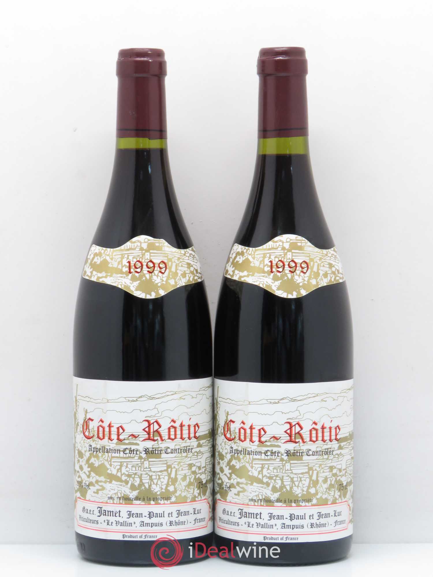 Côte-Rôtie Jamet (Domaine) 1999 - Lot de 2 bouteilles - 0