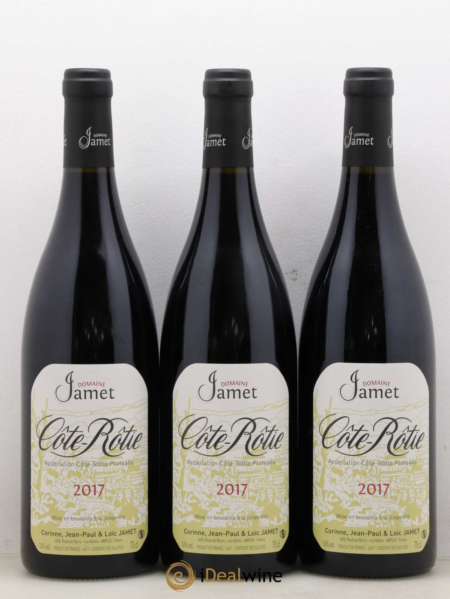 Côte-Rôtie Jamet (Domaine) 2017 - Lot de 3 bouteilles - 0
