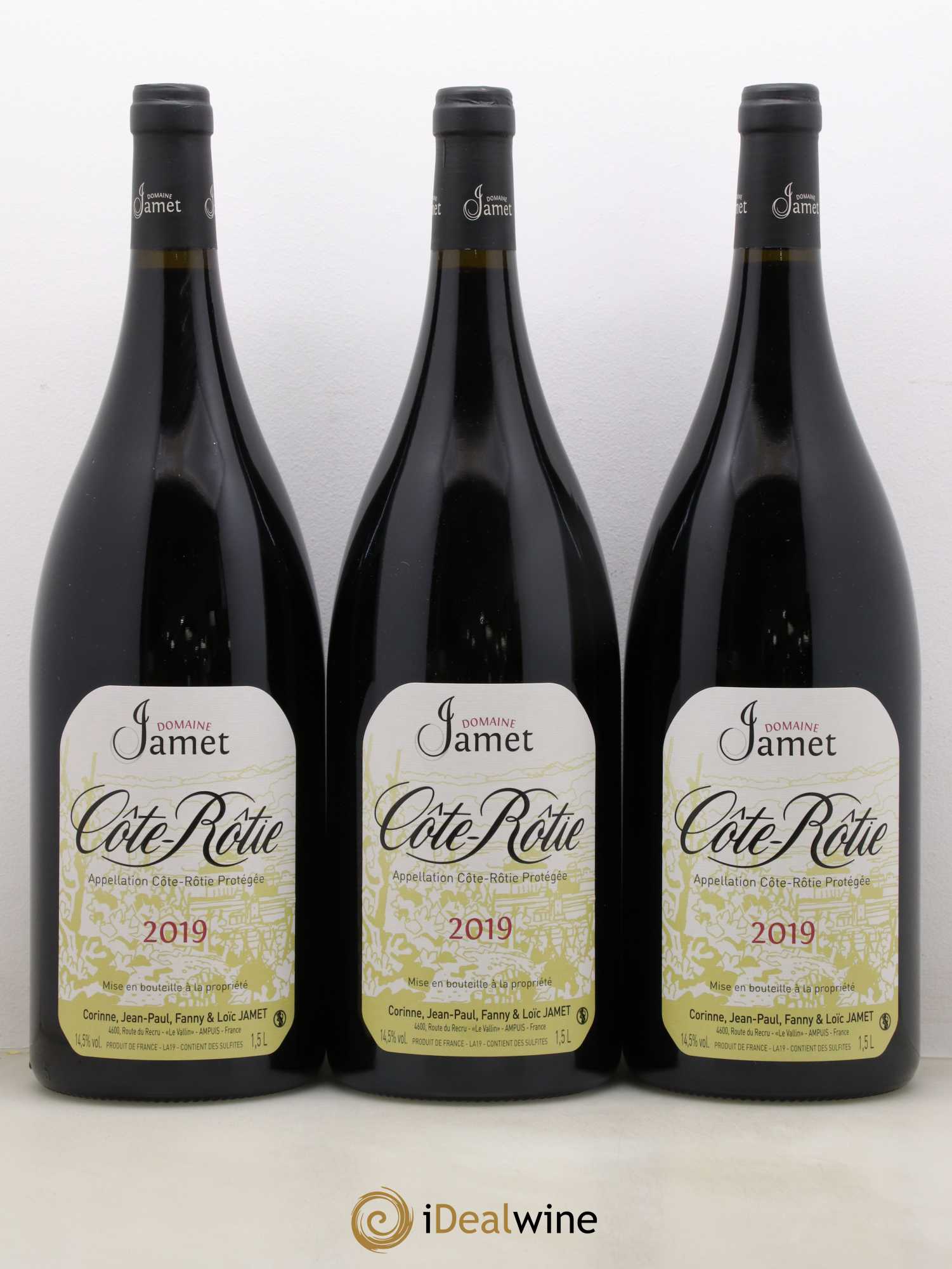 Côte-Rôtie Jamet (Domaine) 2019 - Lot de 3 magnums - 0