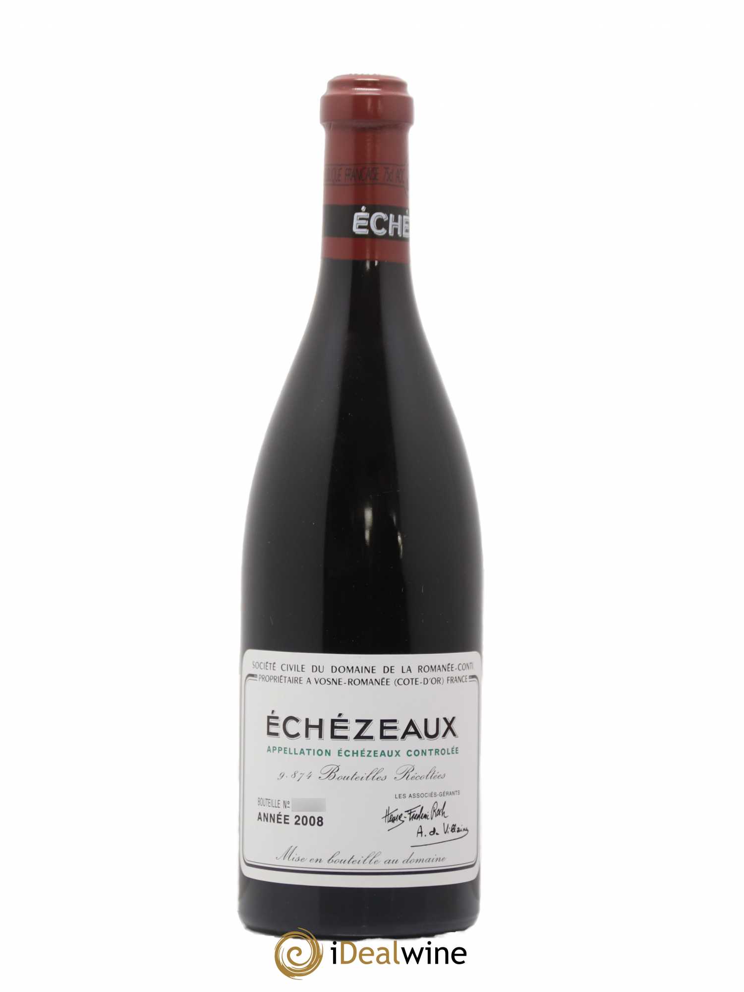 Echezeaux Grand Cru Domaine de la Romanée-Conti 2008 - Lot de 1 bouteille - 0