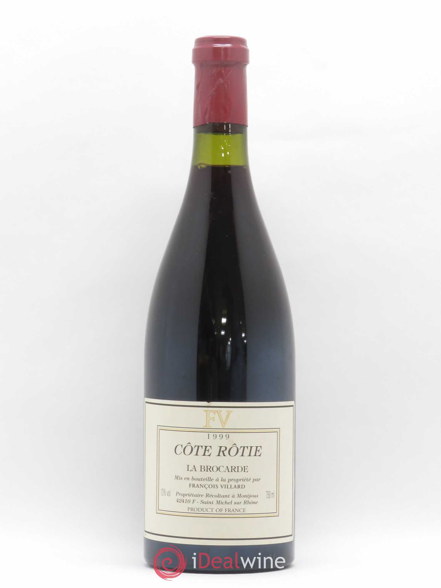 Côte-Rôtie La Brocarde François Villard 1999 - Lot de 1 bouteille - 0