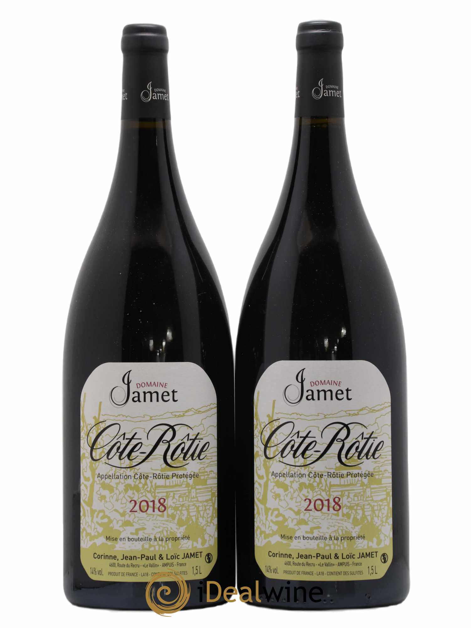Côte-Rôtie Jamet (Domaine) 2018 - Lot de 2 magnums - 0