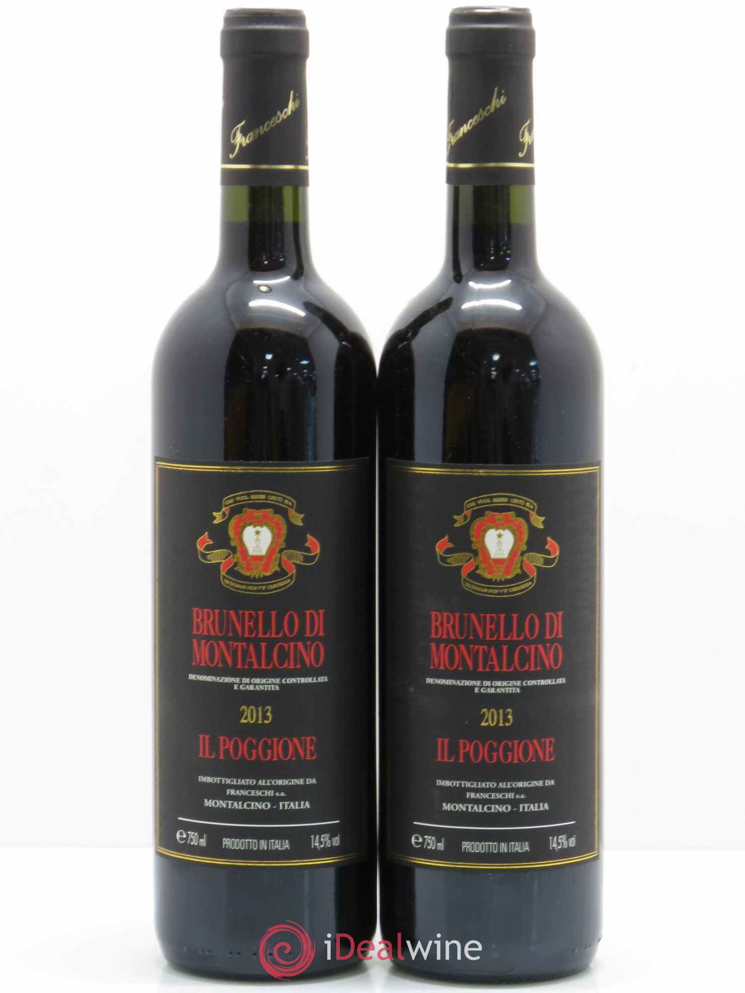 Brunello di Montalcino DOCG Il Poggione Lavinio Franceschi 2013 - Lot of 2 bottles - 0