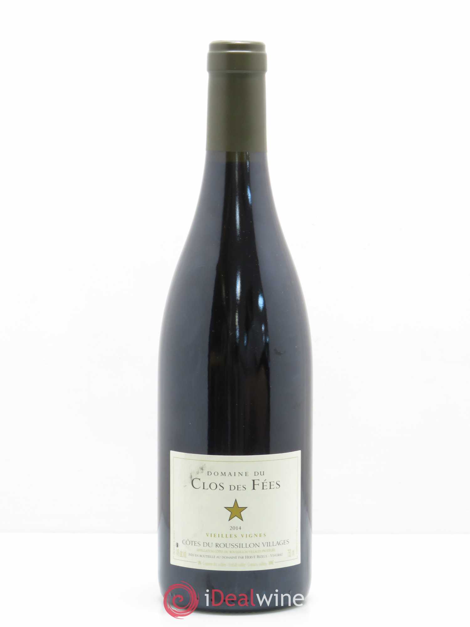 Côtes du Roussillon Villages Clos des Fées Vieilles vignes Hervé Bizeul 2014 - Lot de 1 bouteille - 0