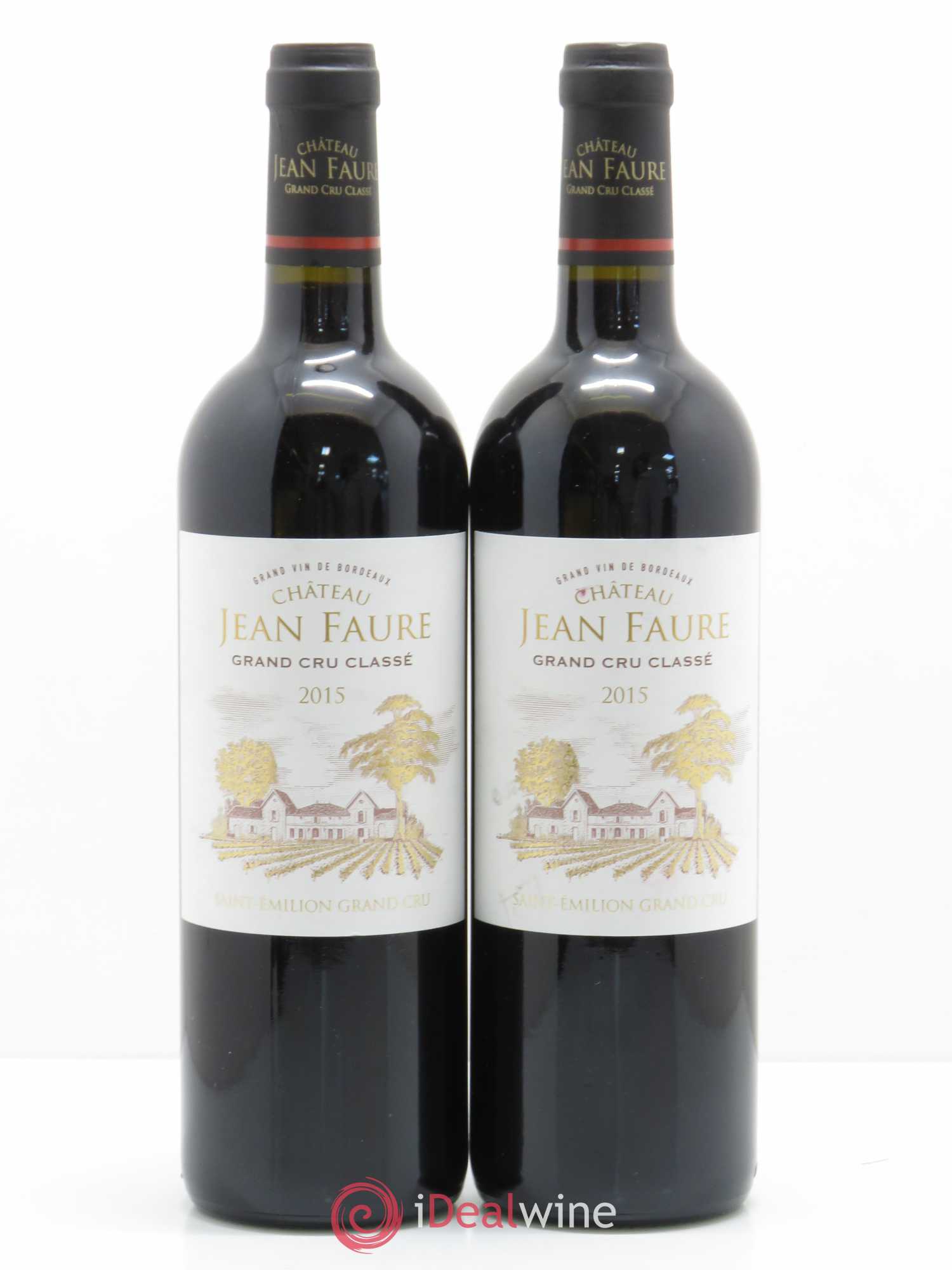 Château Jean Faure Grand Cru Classé 2015 - Lot de 2 bouteilles - 0