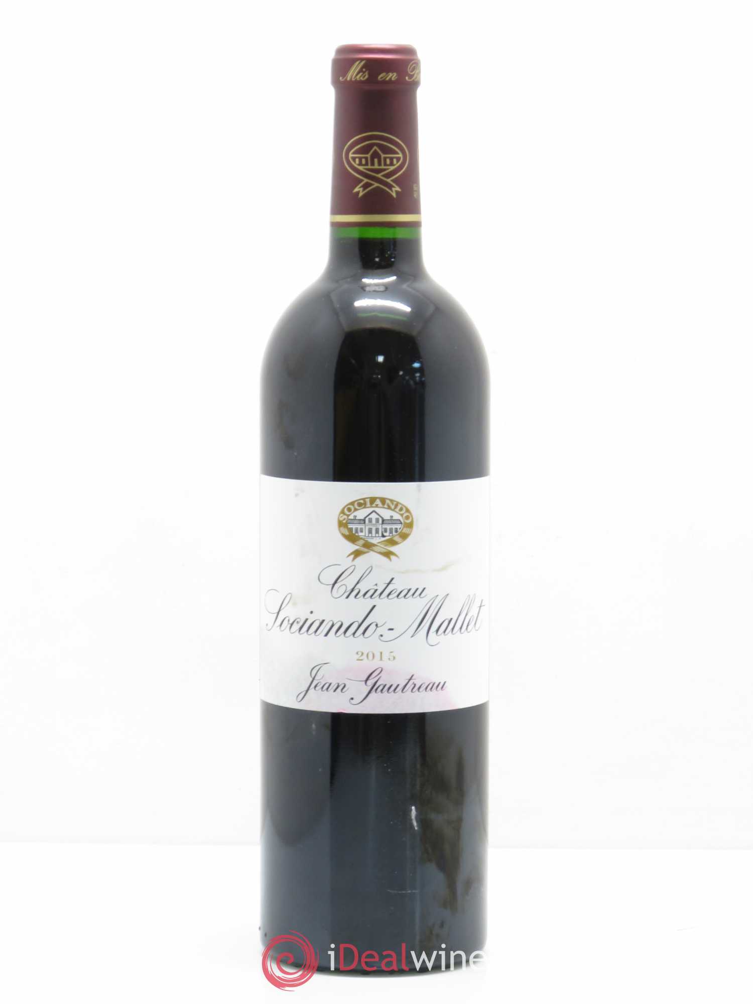 Château Sociando Mallet 2015 - Lot de 1 bouteille - 0