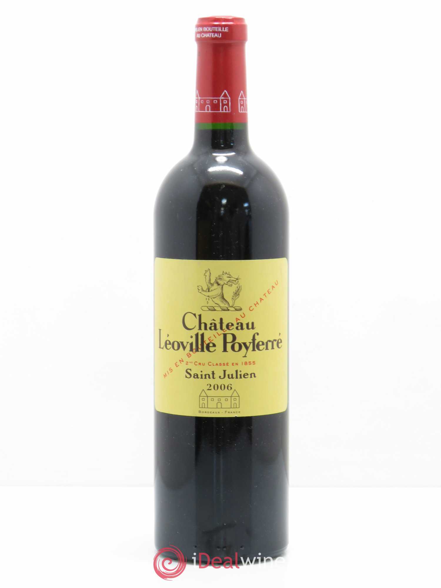 Château Léoville Poyferré 2ème Grand Cru Classé 2006 - Lot de 1 bouteille - 0