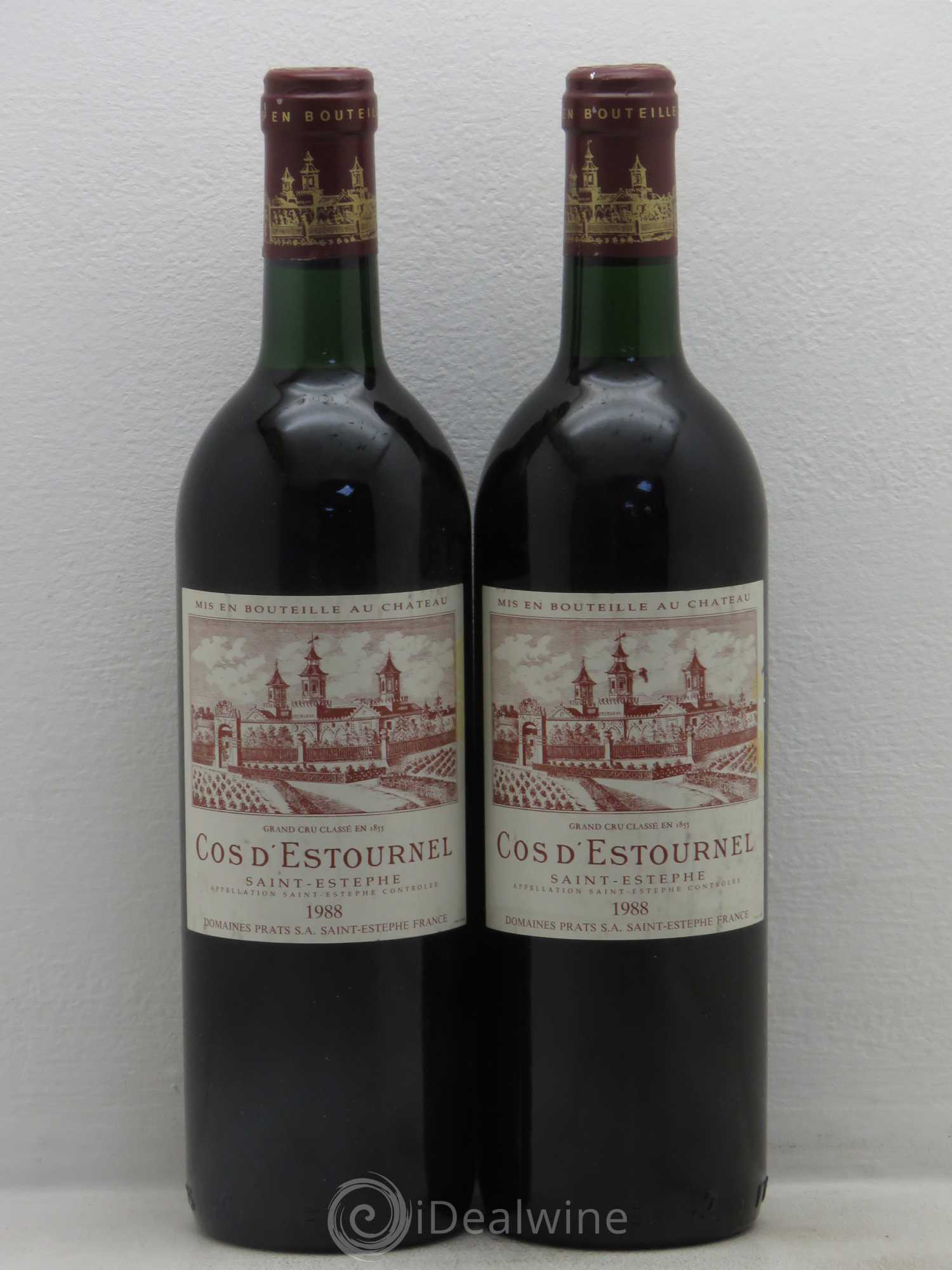 Cos d'Estournel 2ème Grand Cru Classé 1988 - Lot de 2 bouteilles - 0