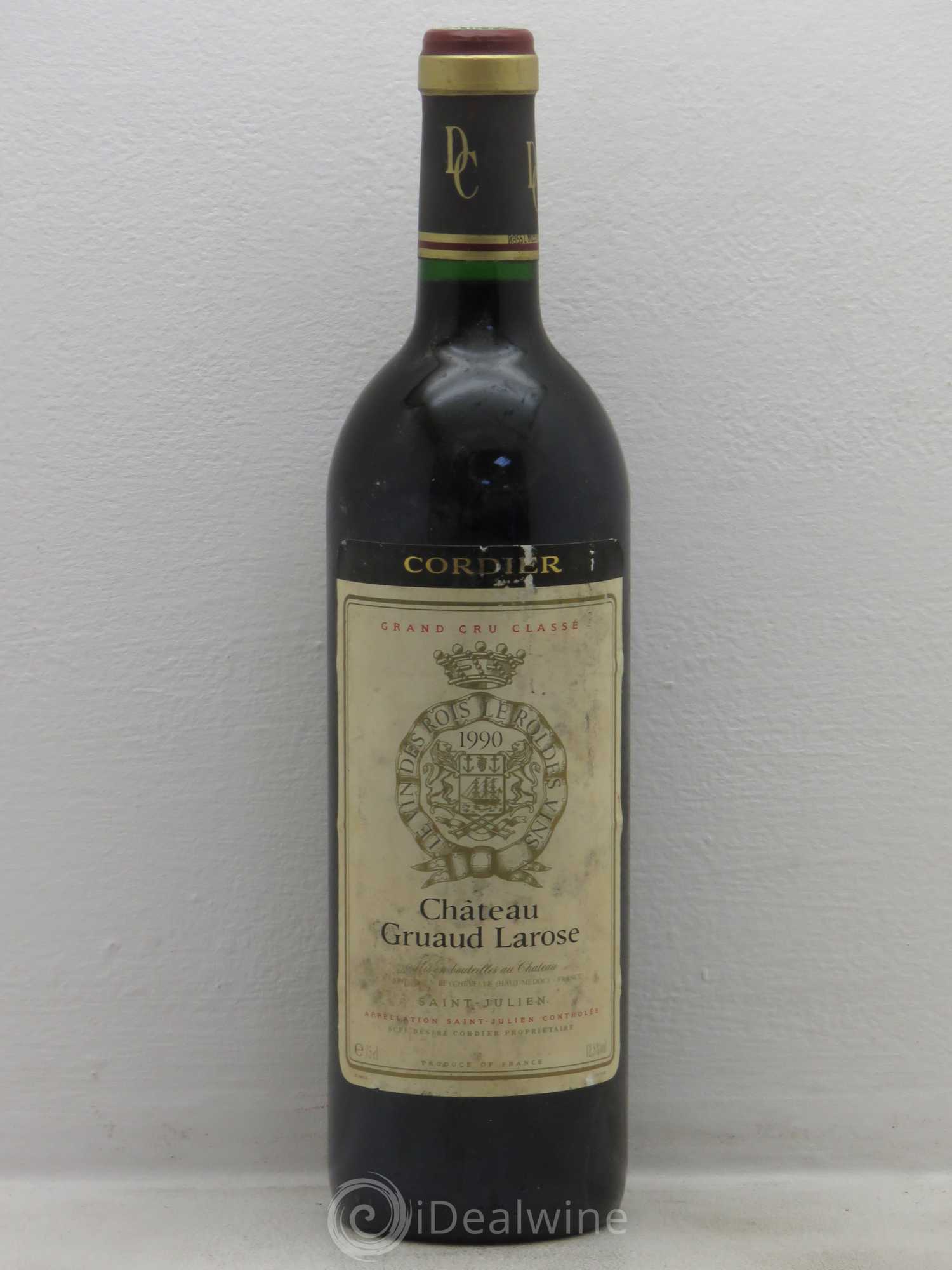 Château Gruaud Larose 2ème Grand Cru Classé 1990 - Lot de 1 bouteille - 0
