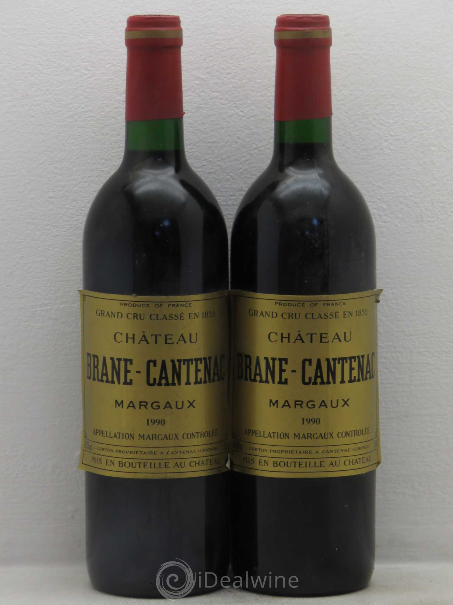 Château Brane Cantenac 2ème Grand Cru Classé 1990 - Lot de 2 bouteilles - 0